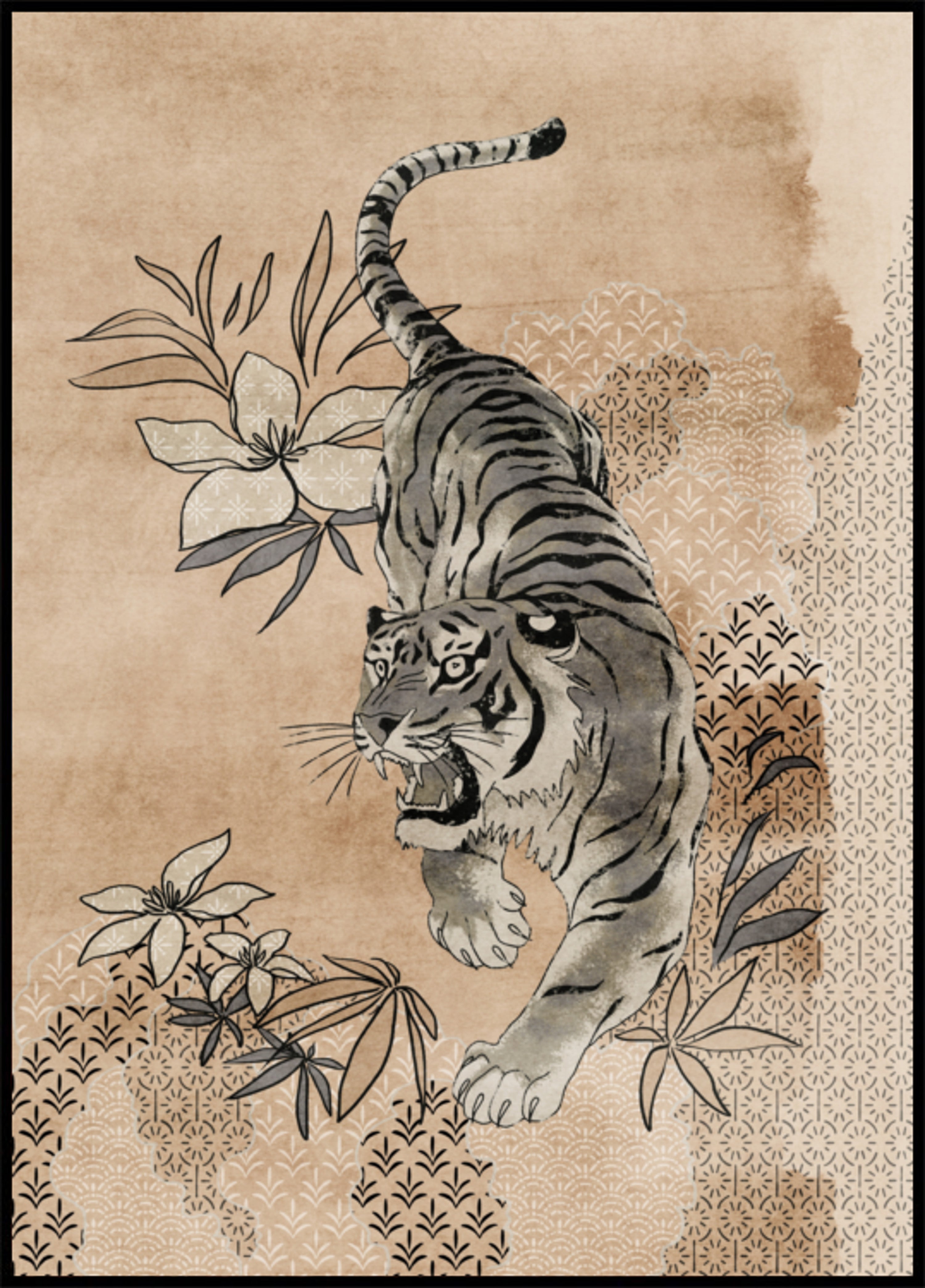 Tigre sumi feroz