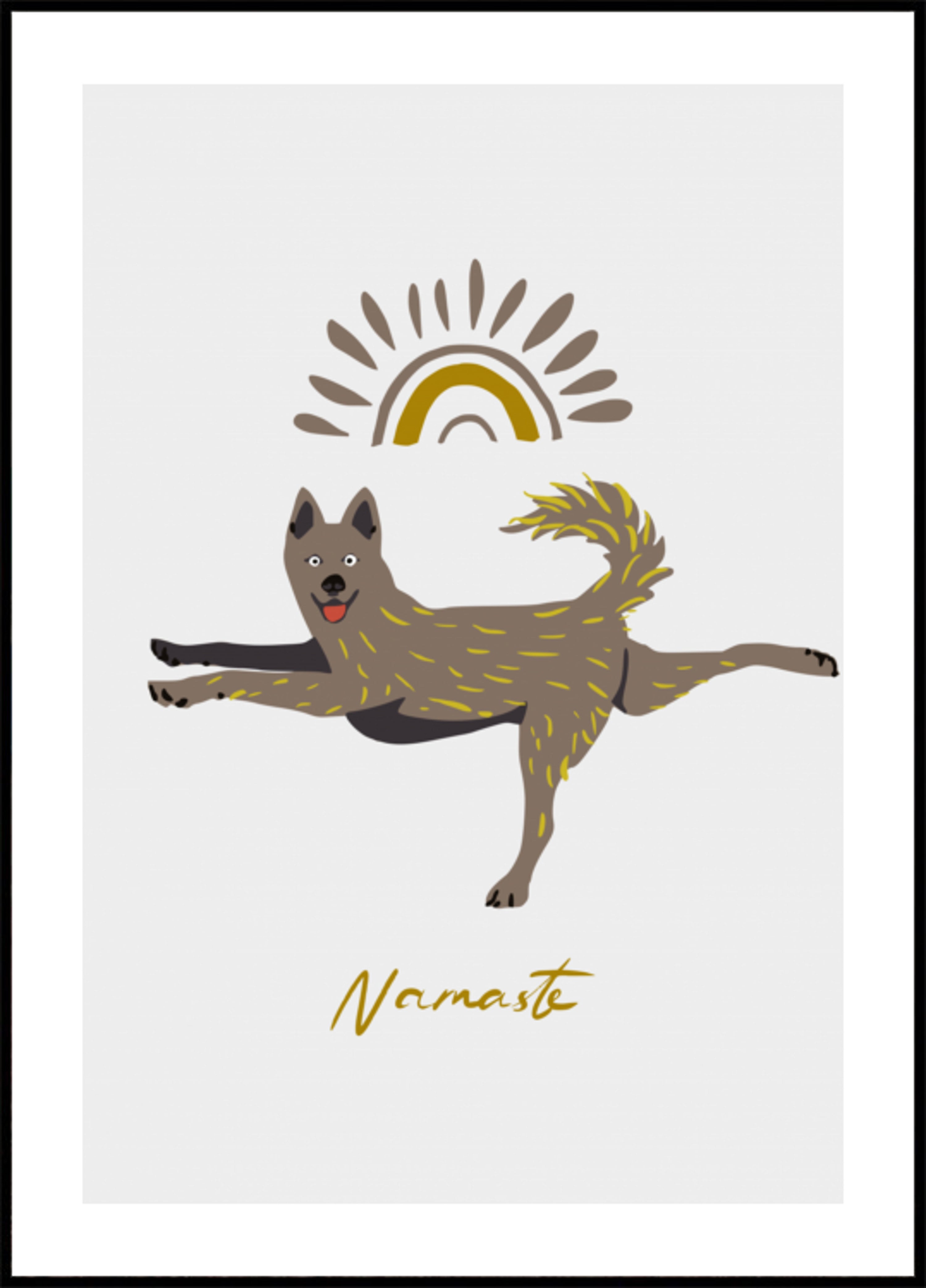 Yoga Perro Namaste
