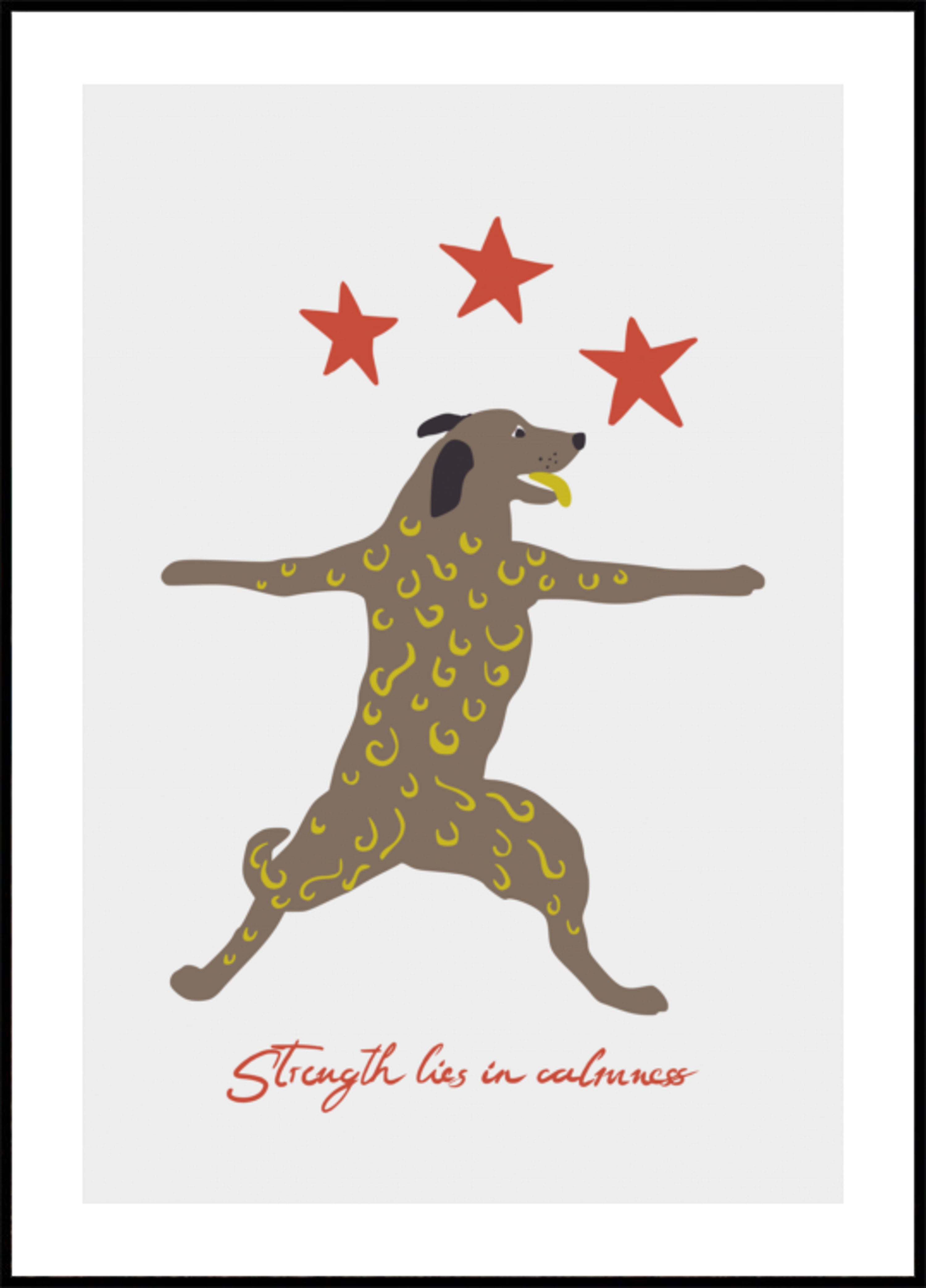 Yoga del perro guerrero