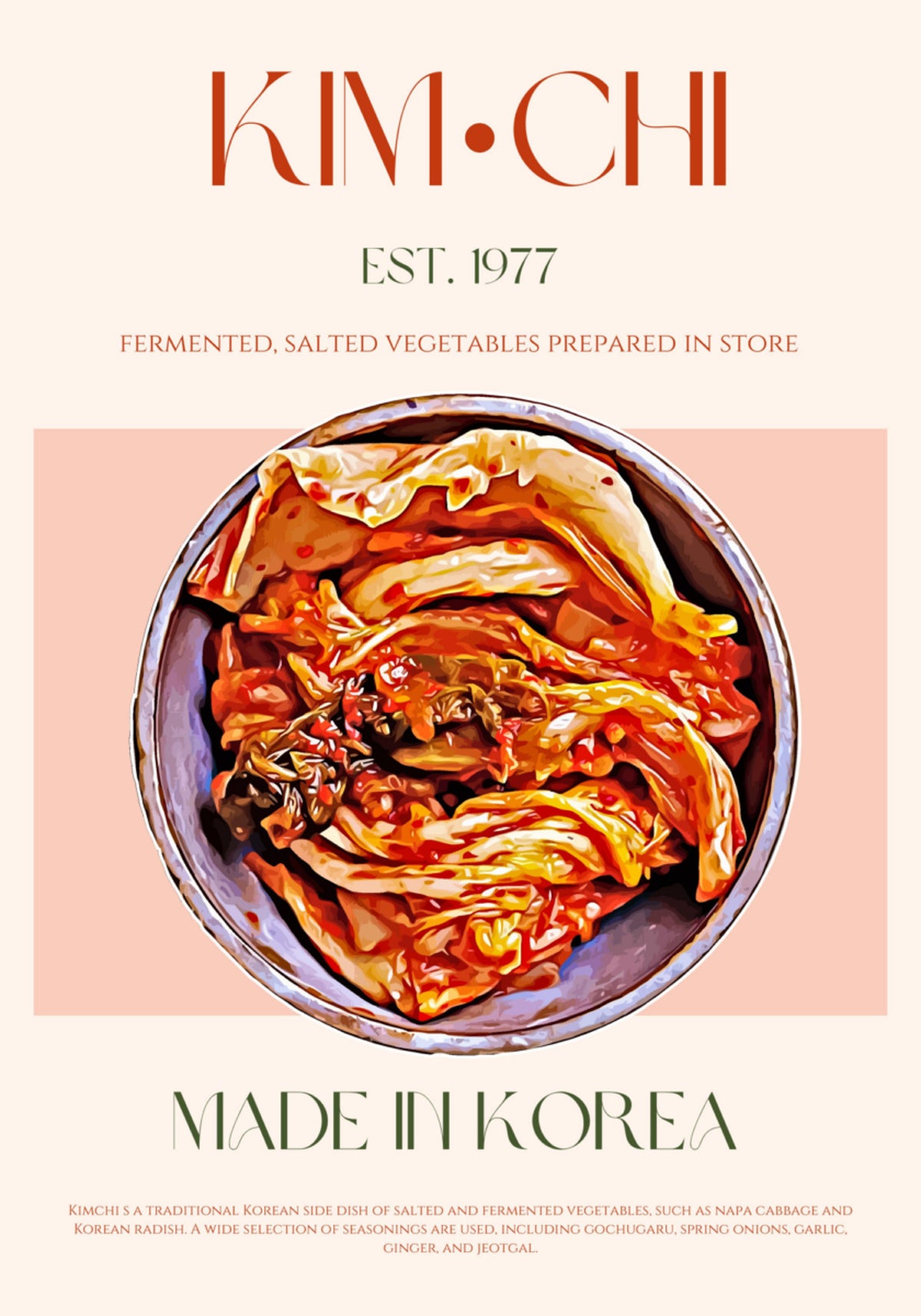 Auténtico kimchi coreano