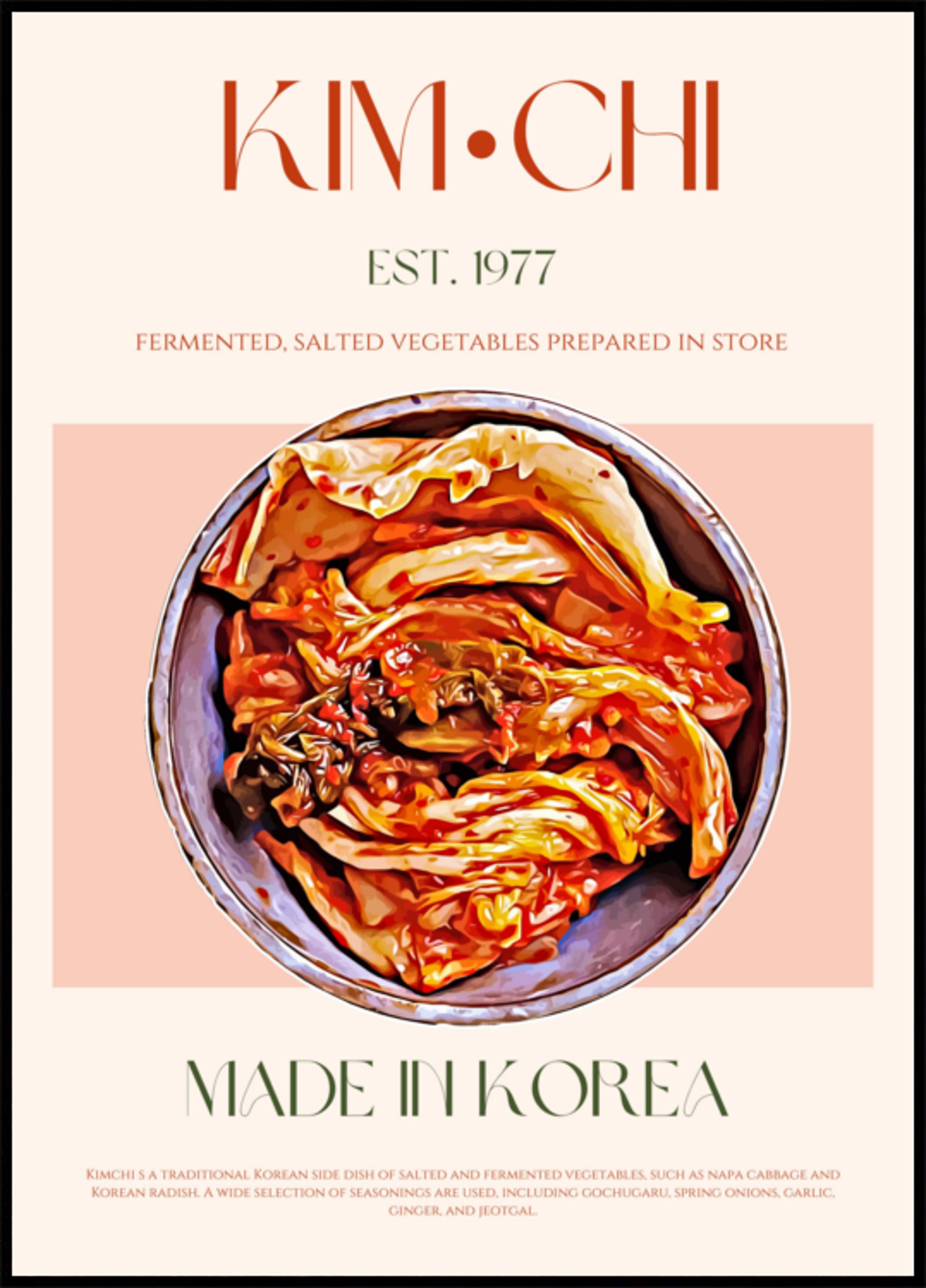 Auténtico kimchi coreano