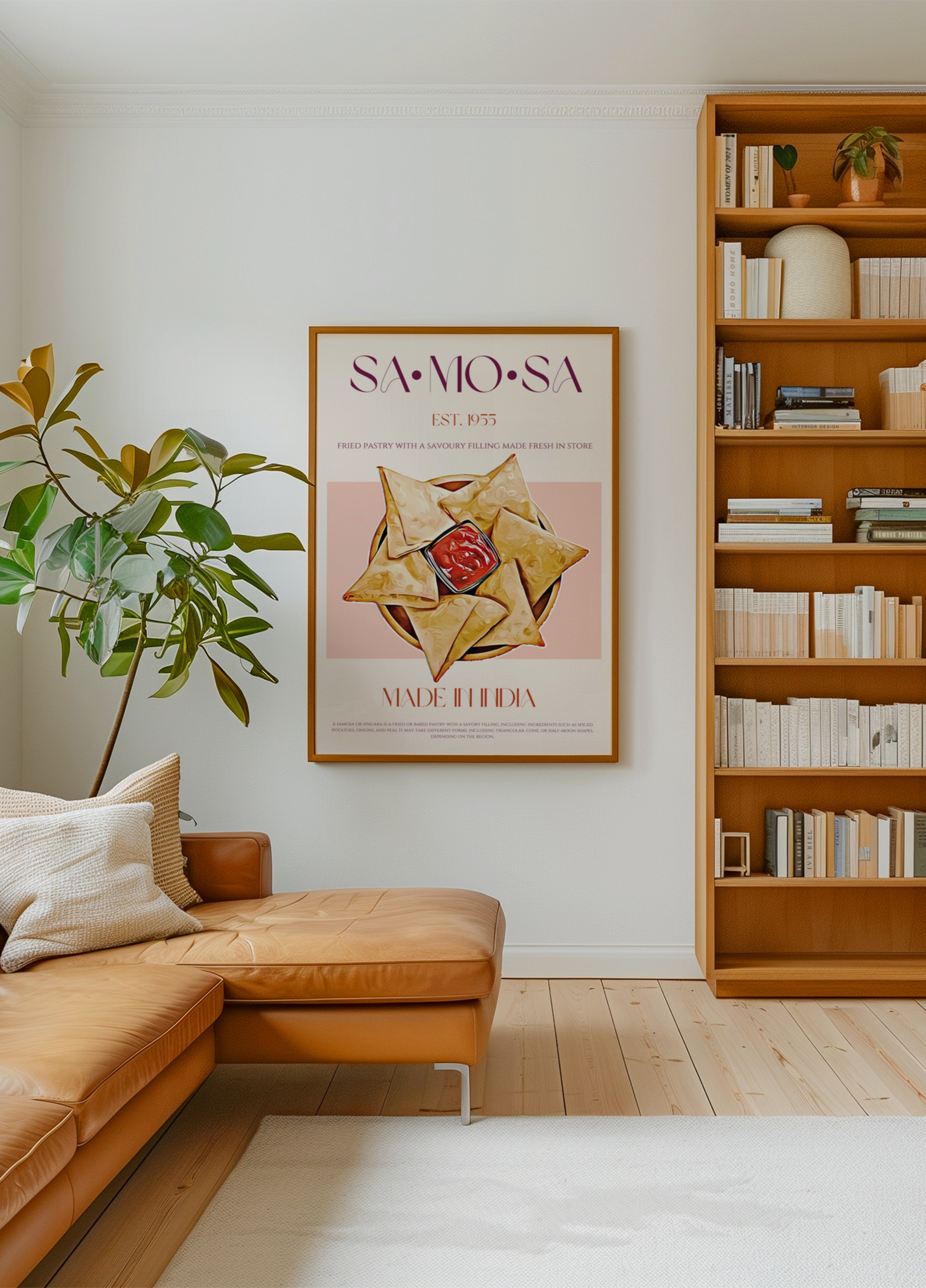 Samosas Doradas con Dip