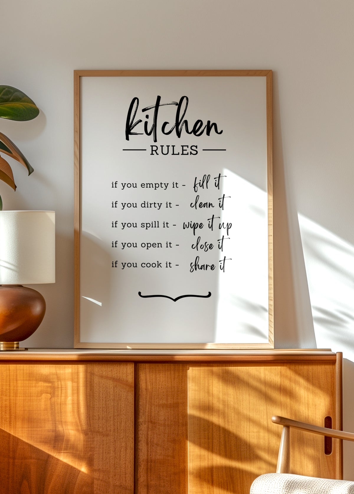 Reglas de cocina modernas