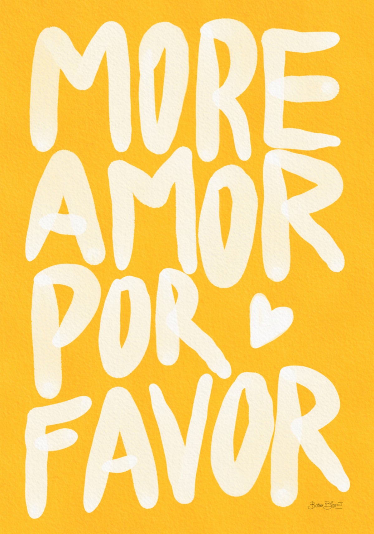 Más Amor Por Favor