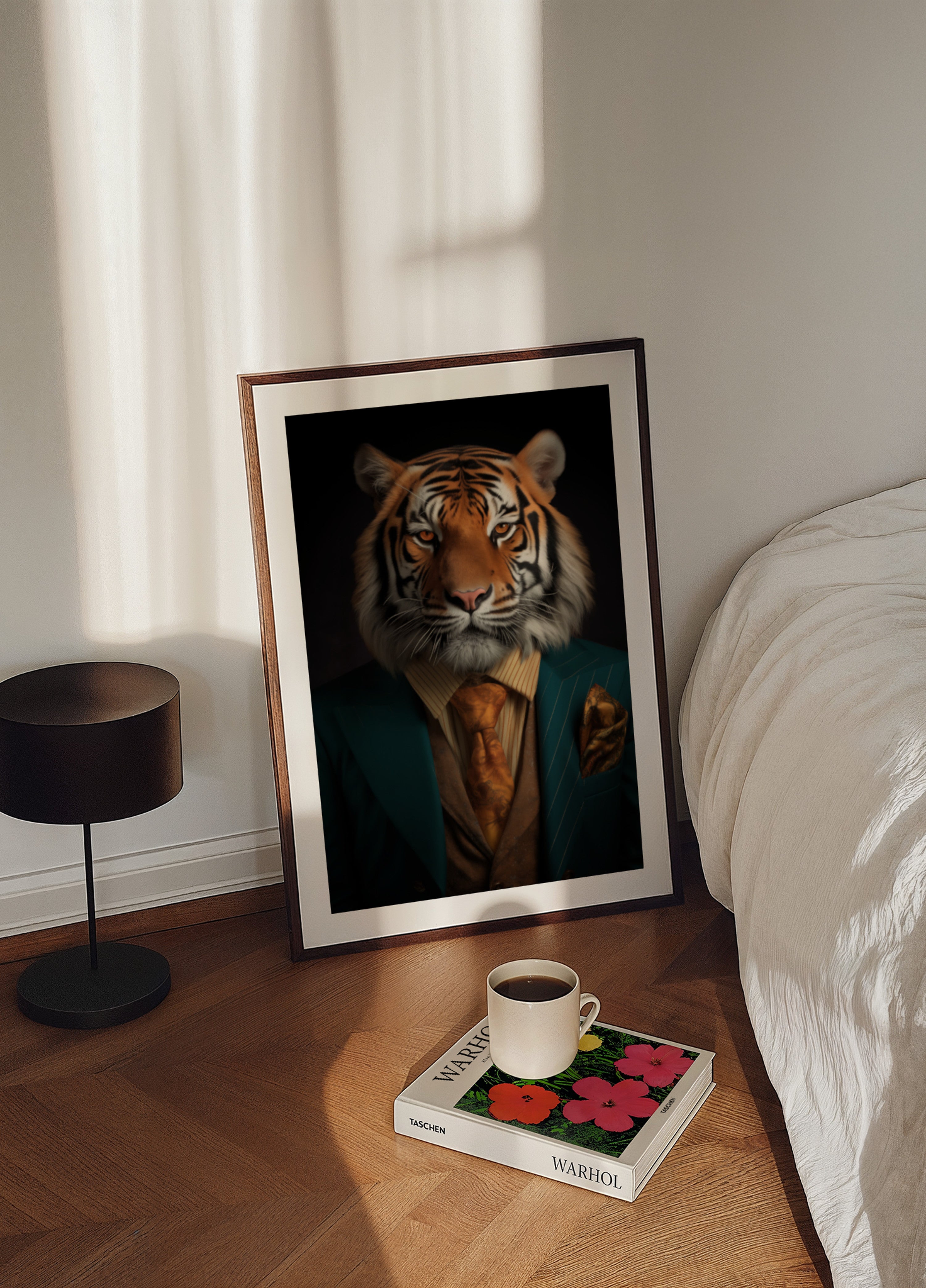 Retrato de tigre apuesto
