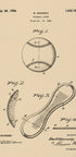 Vintage Baseball Patent Drawing - Posterbox