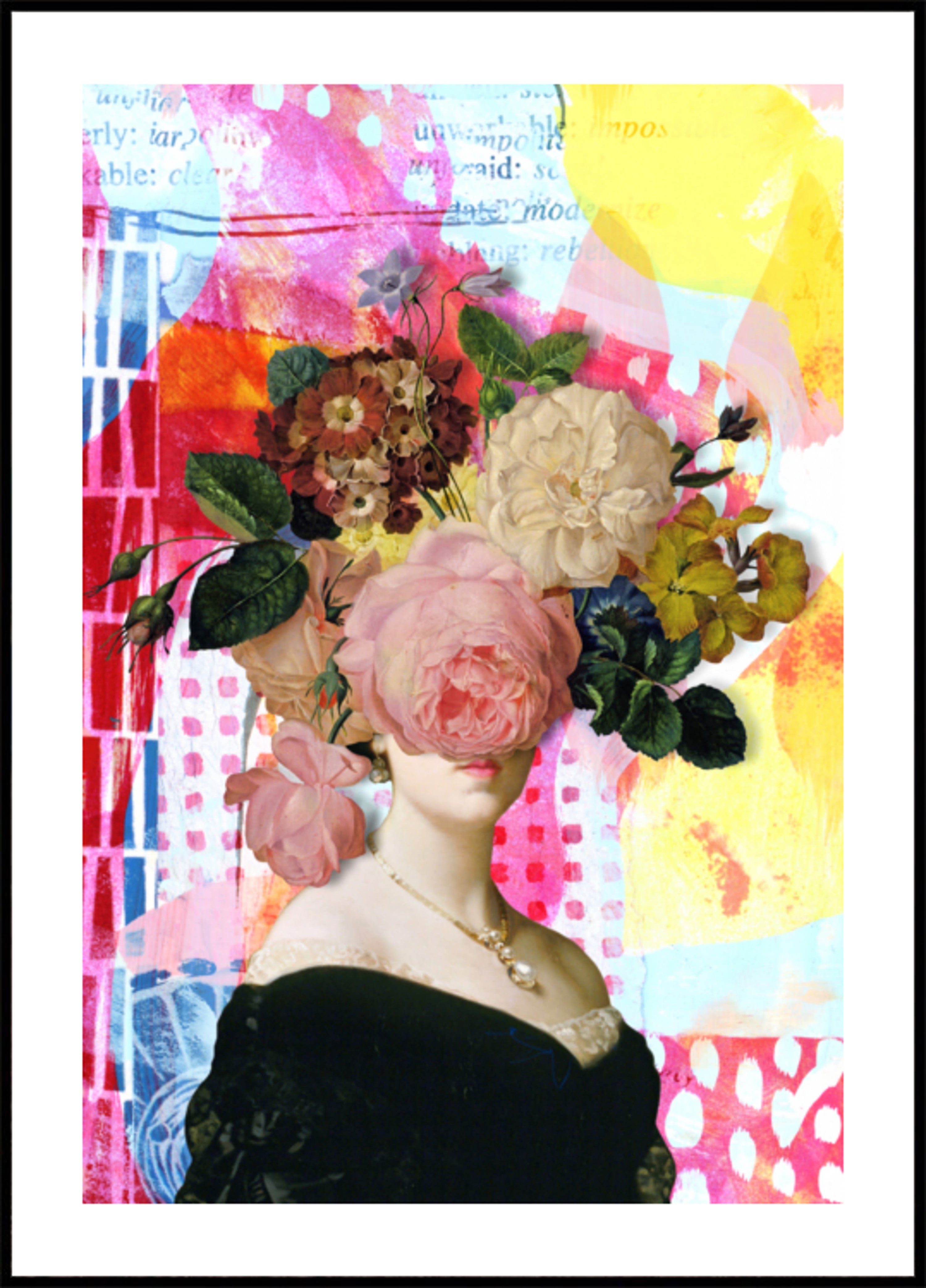 Dama floral surrealista