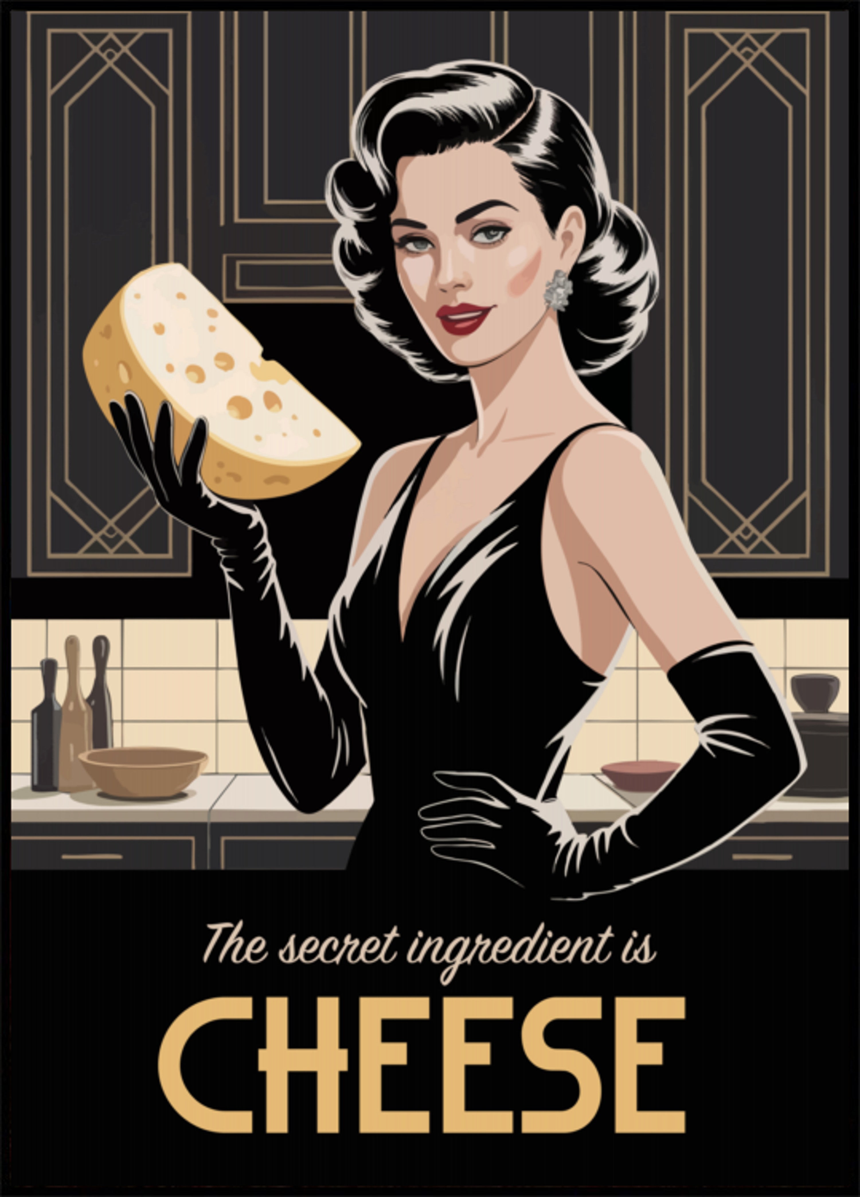 Queso Glamour Retro