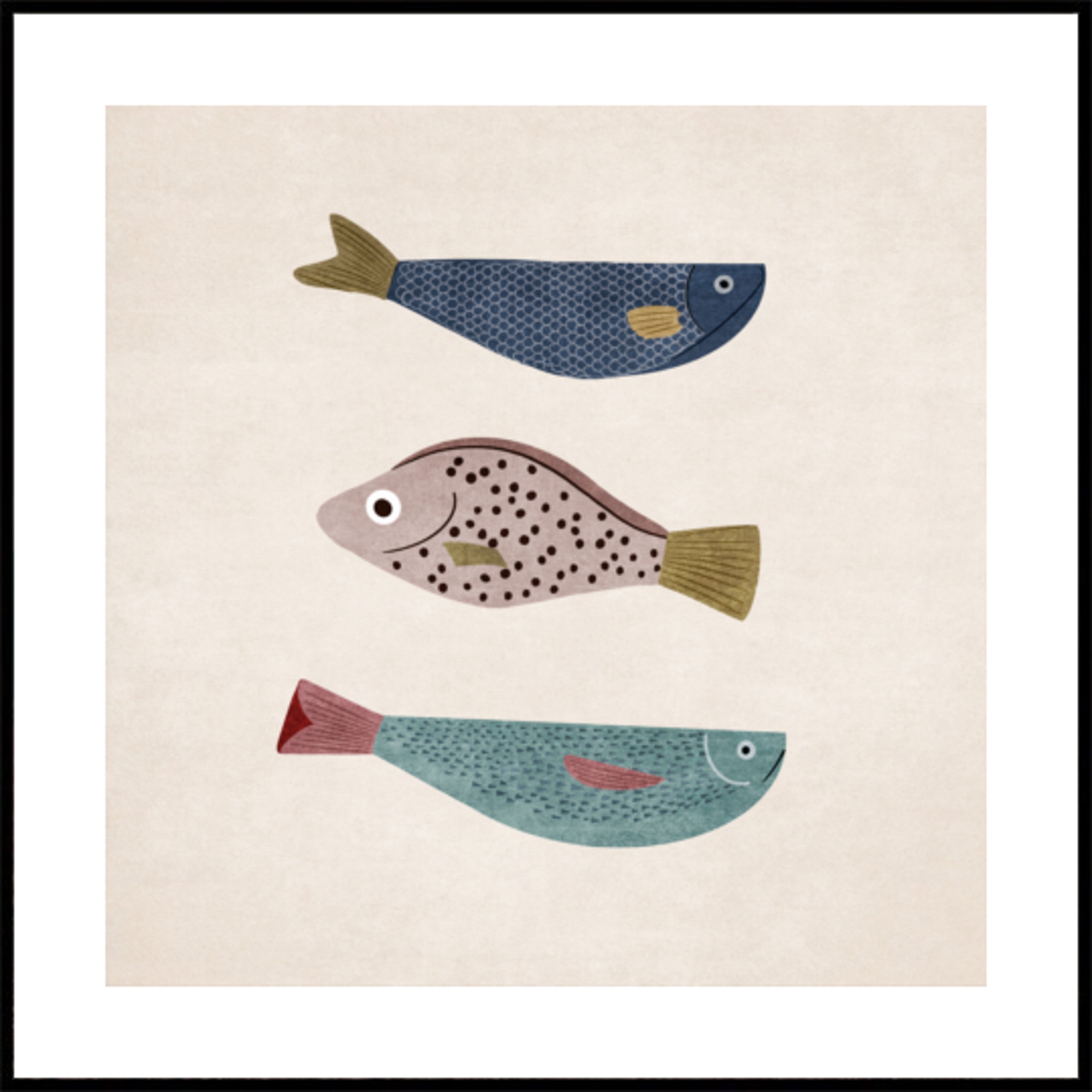 Delicia del trío de pescado