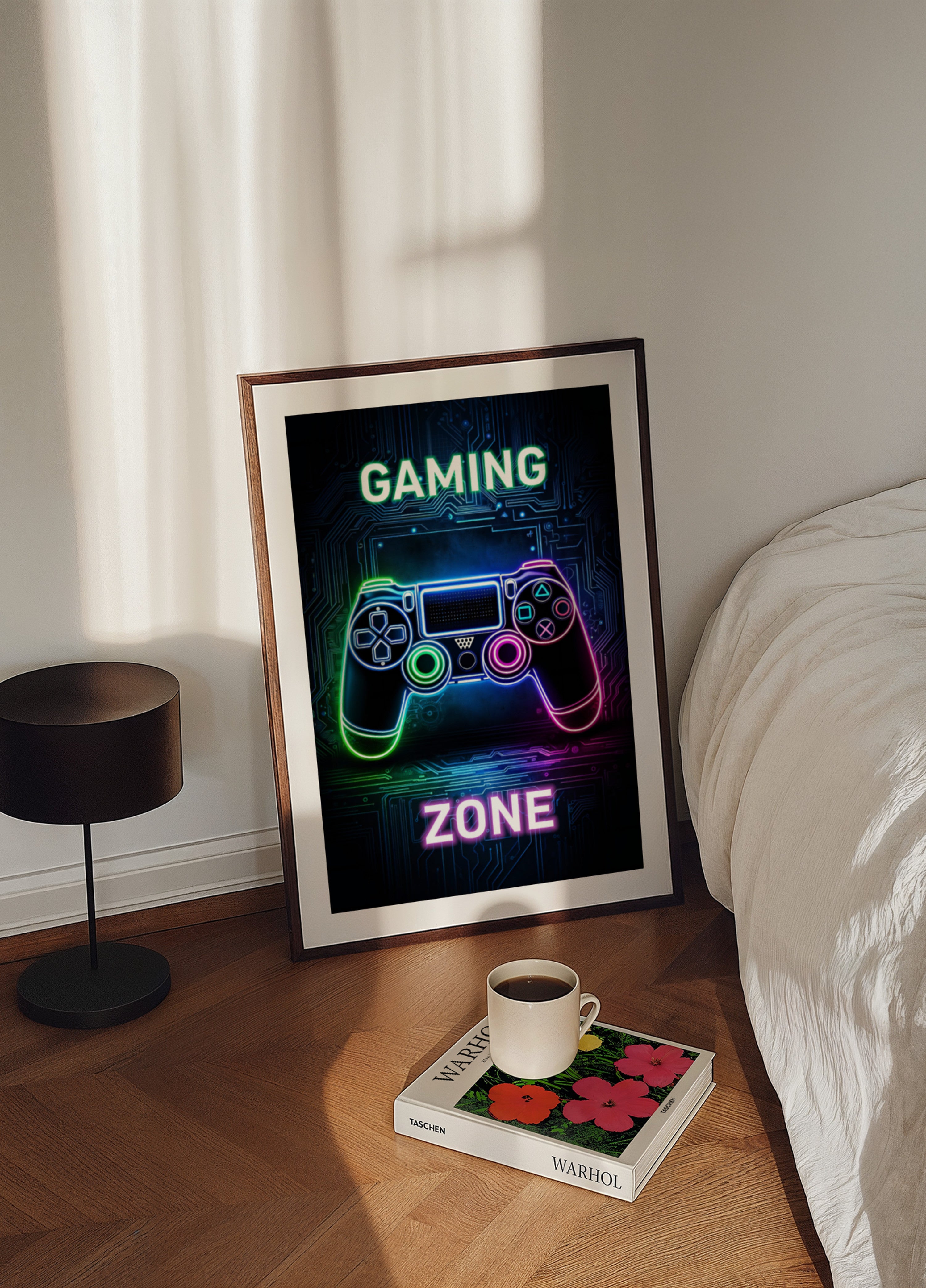 Zona de juegos de neón