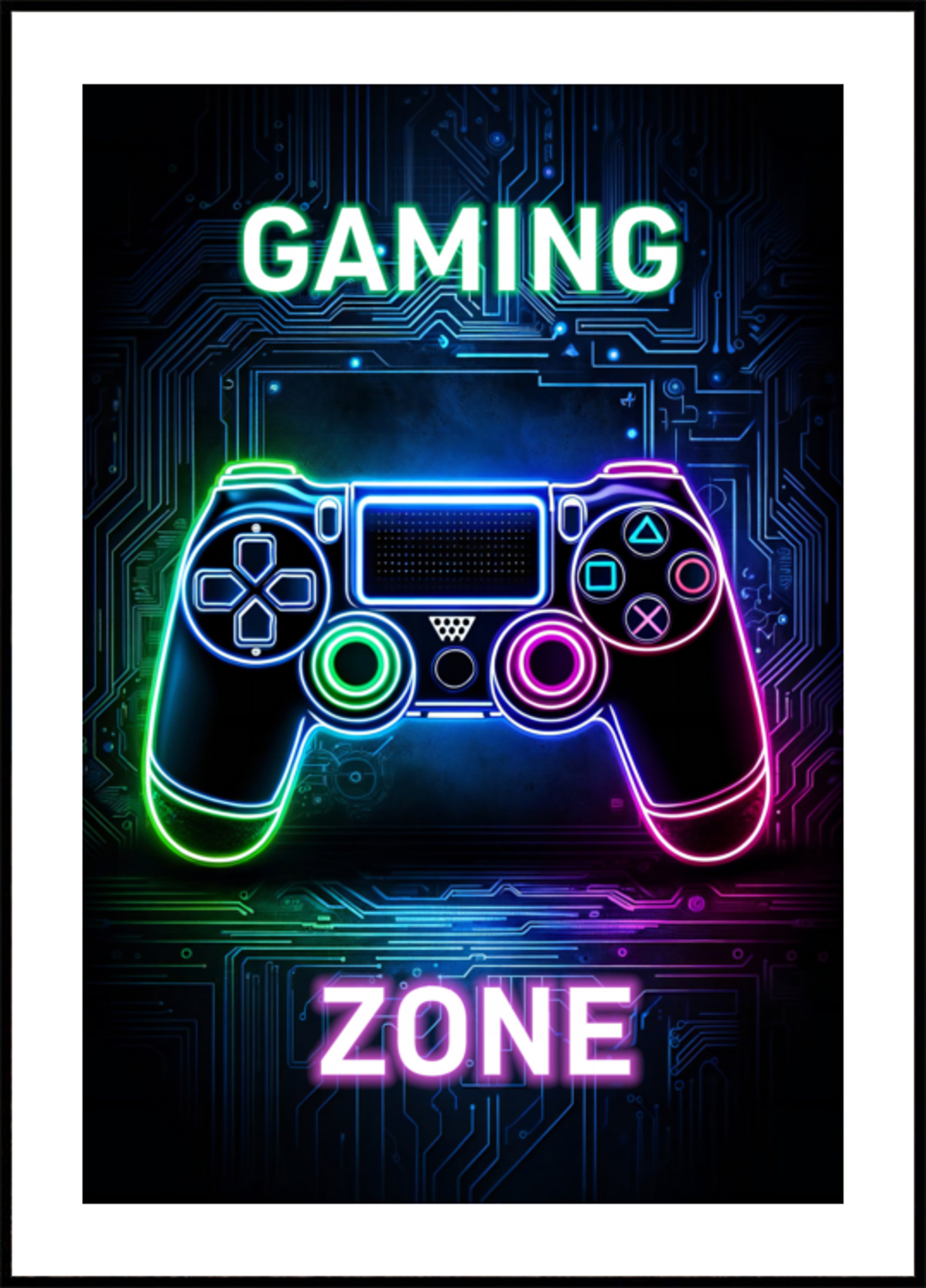 Zona de juegos de neón