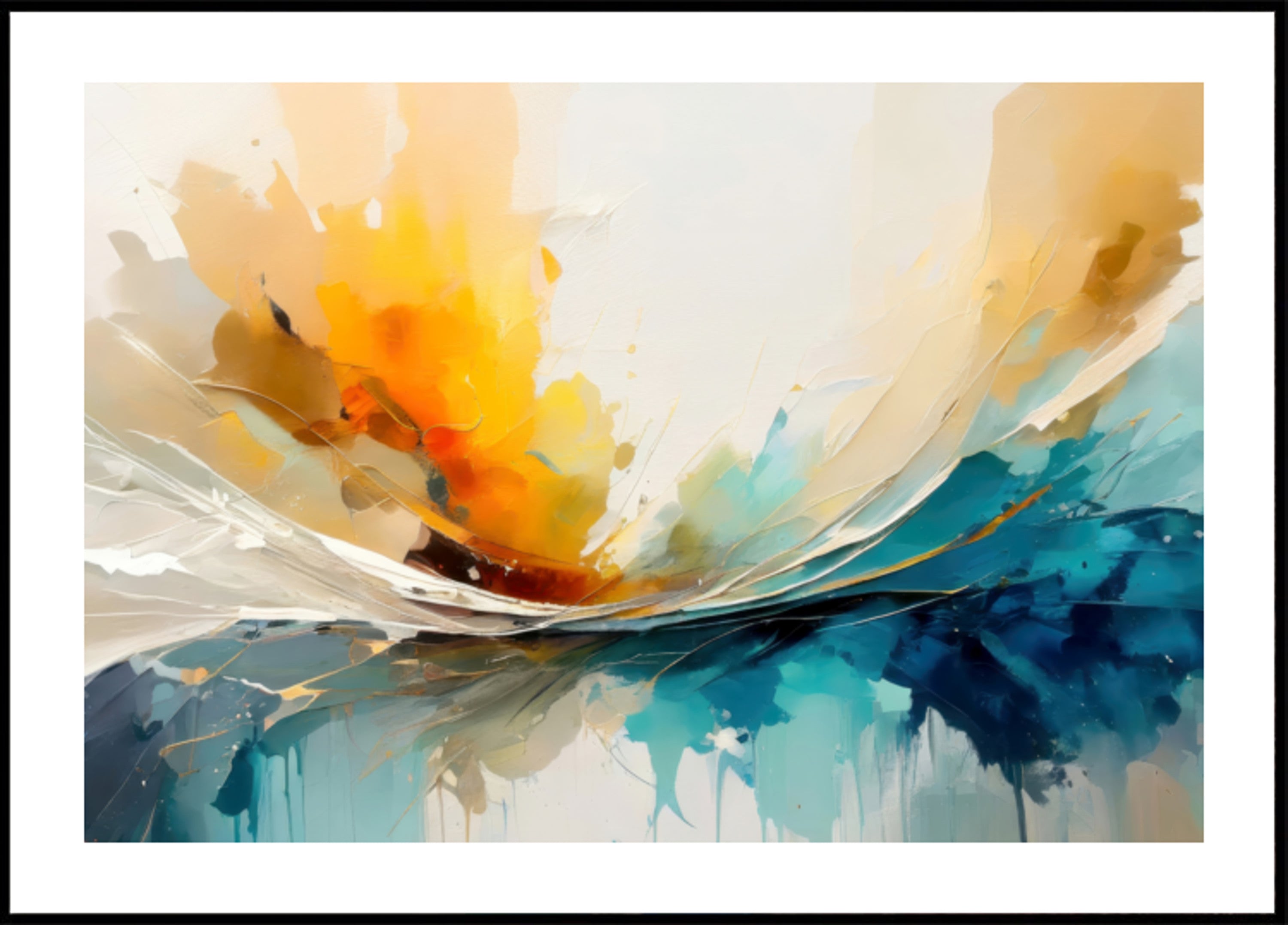 Flujo abstracto vibrante