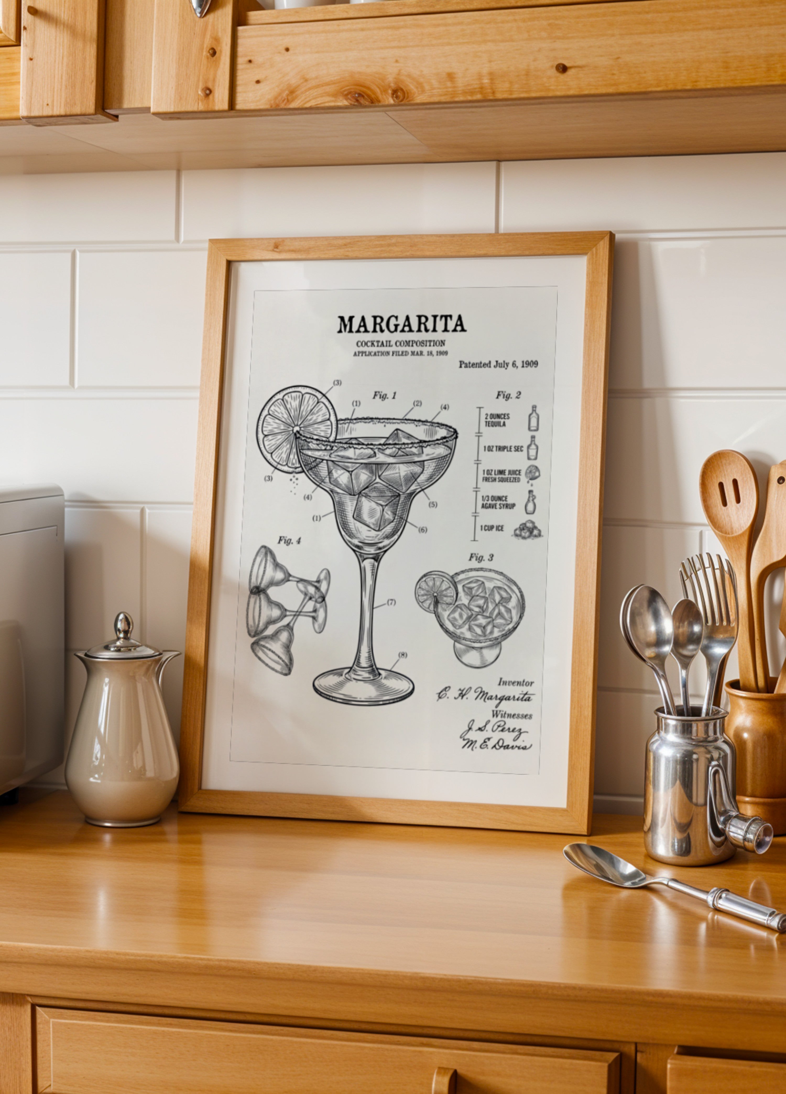 Patente de cóctel Margarita