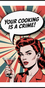 Crimen de cocina atrevido