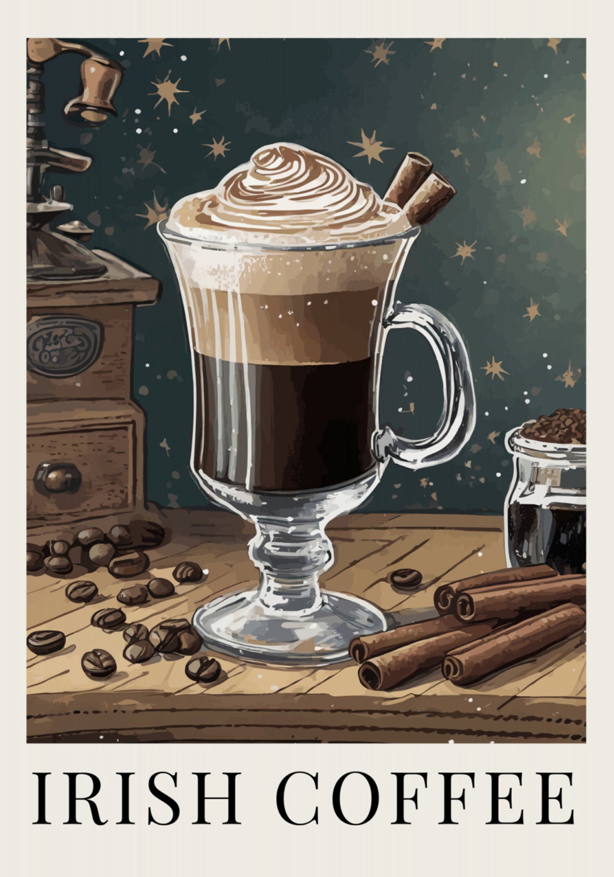 Café irlandés acogedor