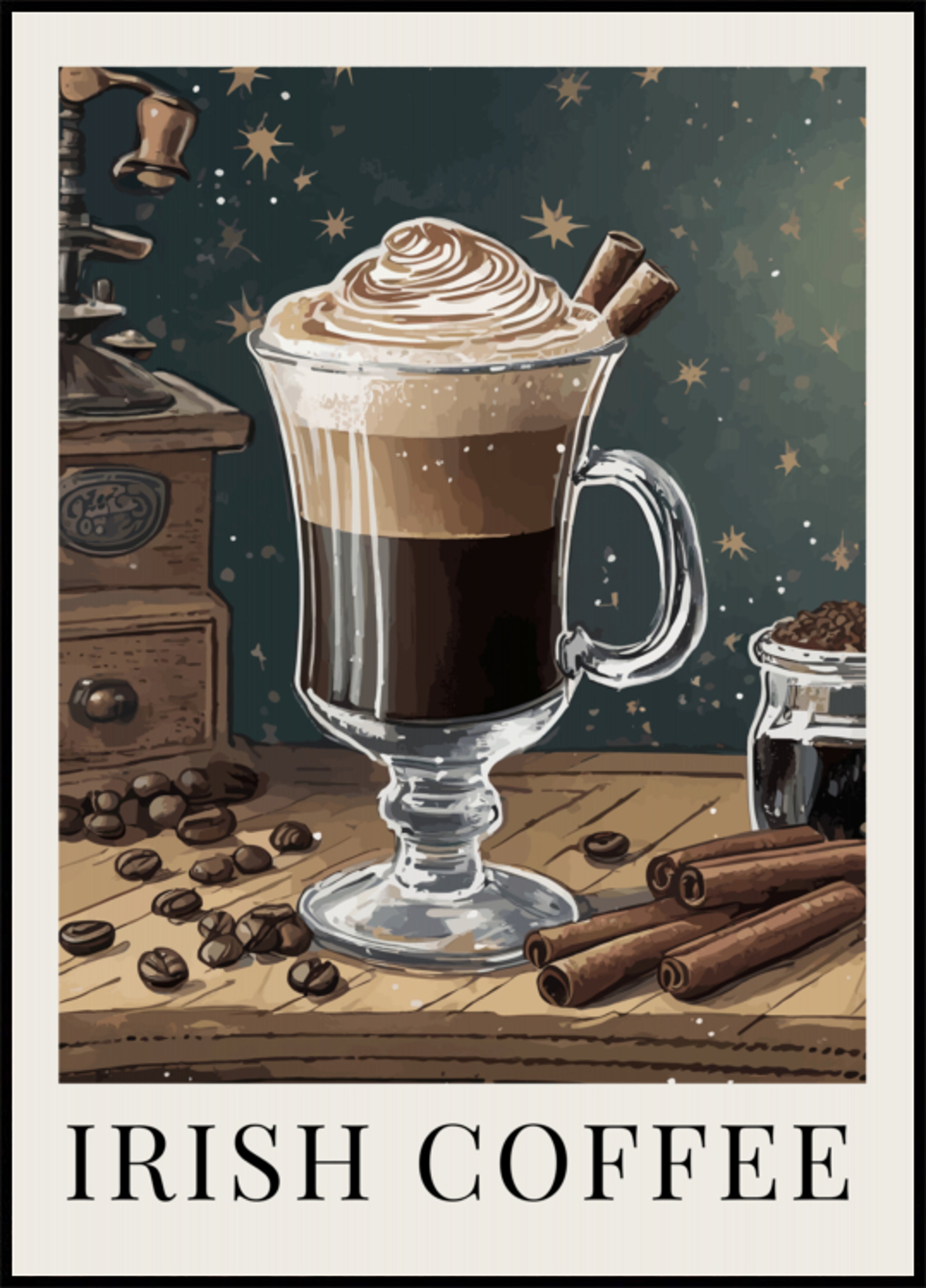 Café irlandés acogedor