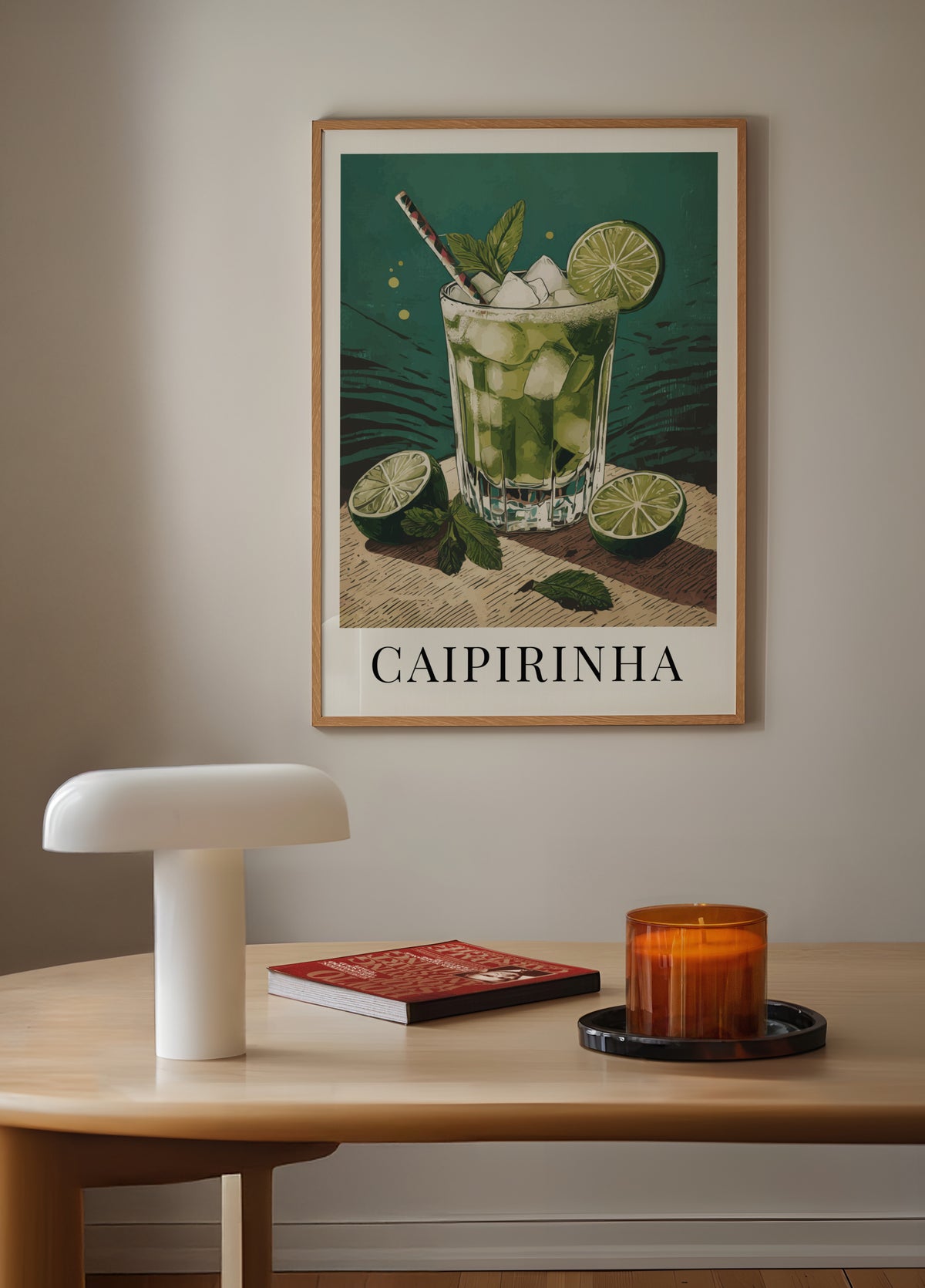 Cóctel refrescante de Caipirinha