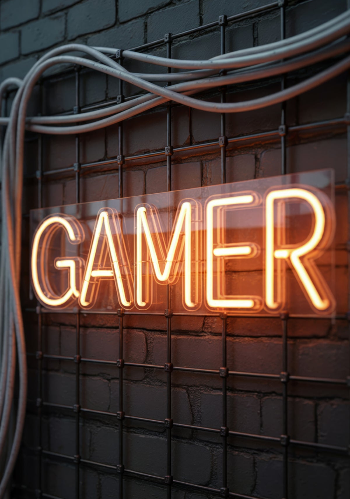 Gamer Neon Sign - Posterbox