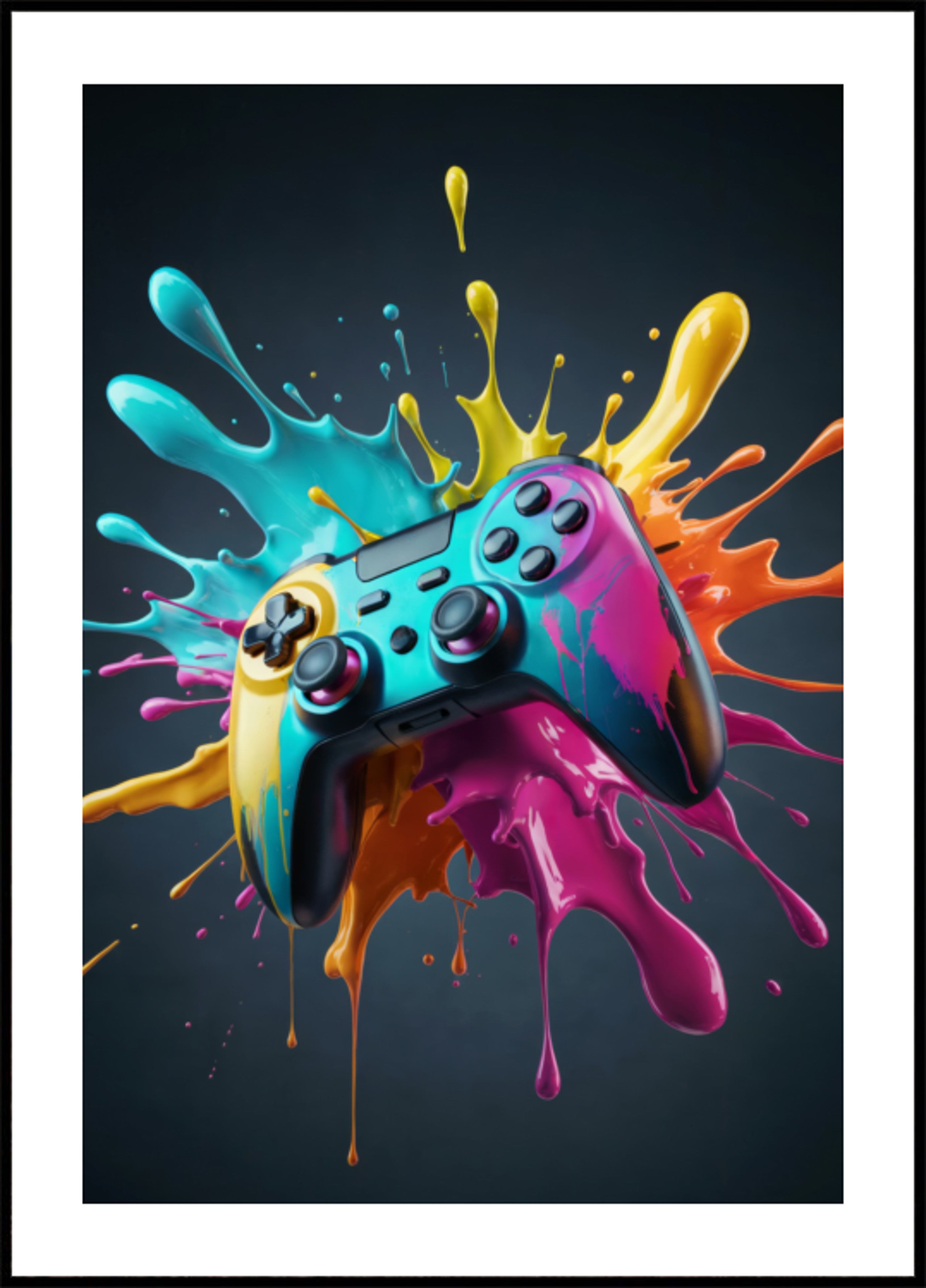 Salpicaduras de juego vibrantes