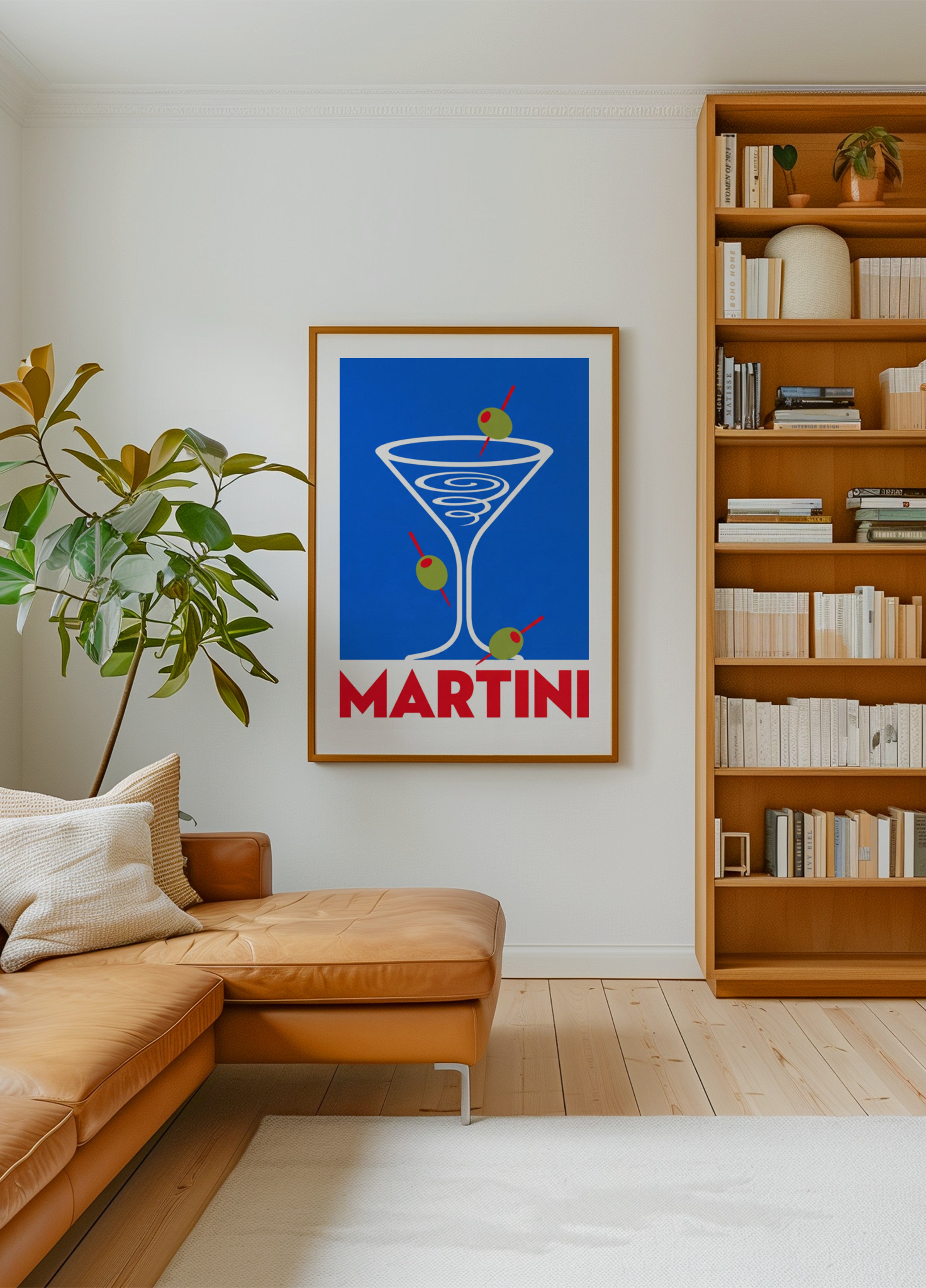Martini azul clásico
