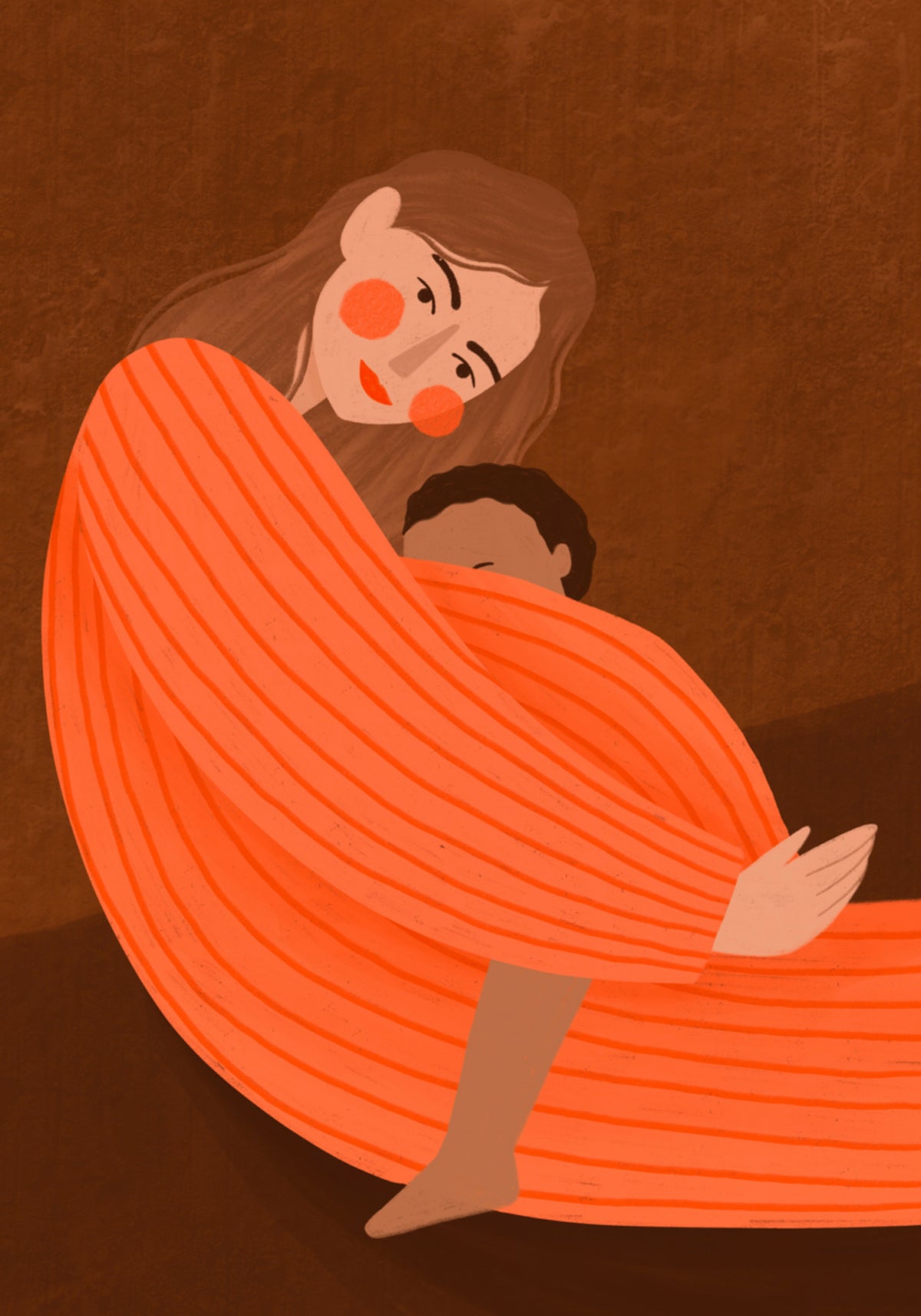 Madre amorosa hijo