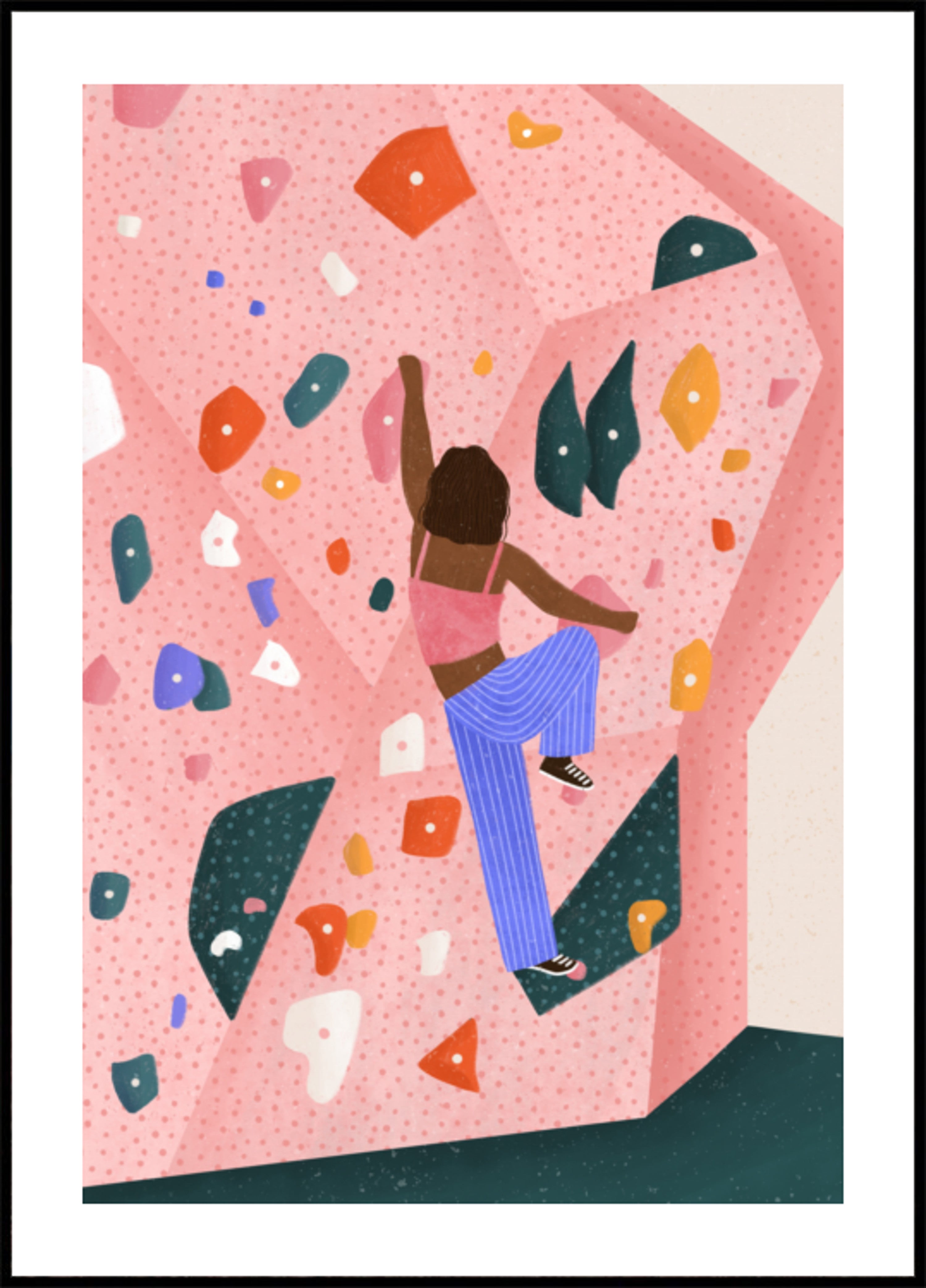 Desafío de escalada urbana Póster