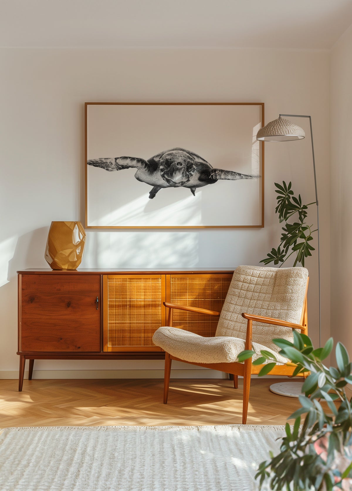 Tortuga marina elegante