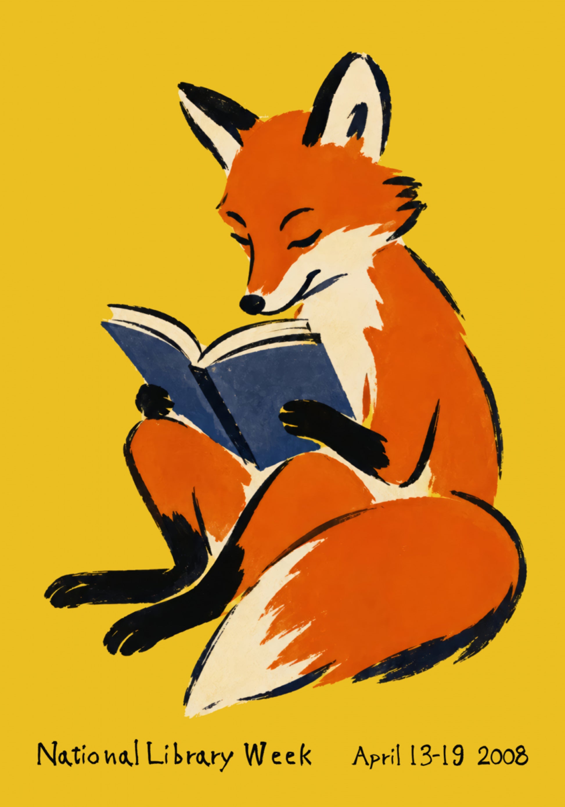 Libro de lectura acogedor Fox