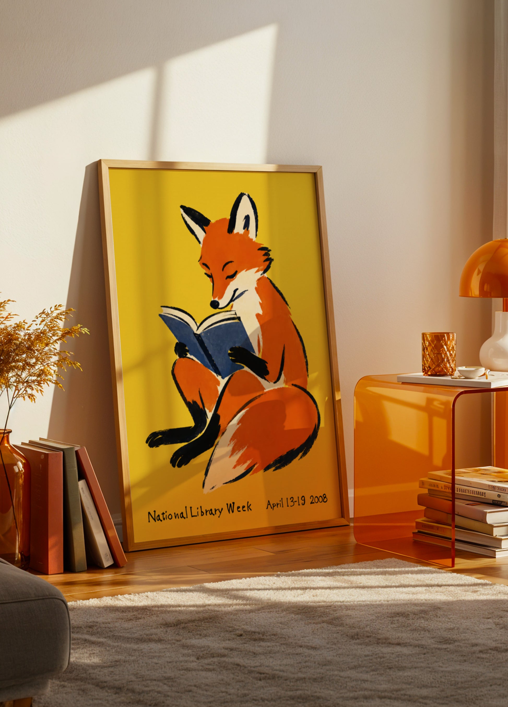 Libro de lectura acogedor Fox