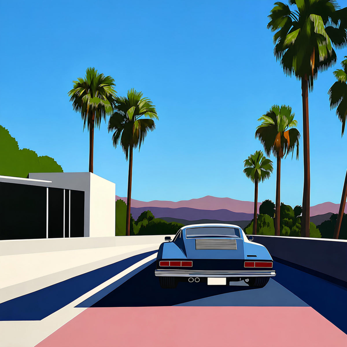 Unidad de palma retro
