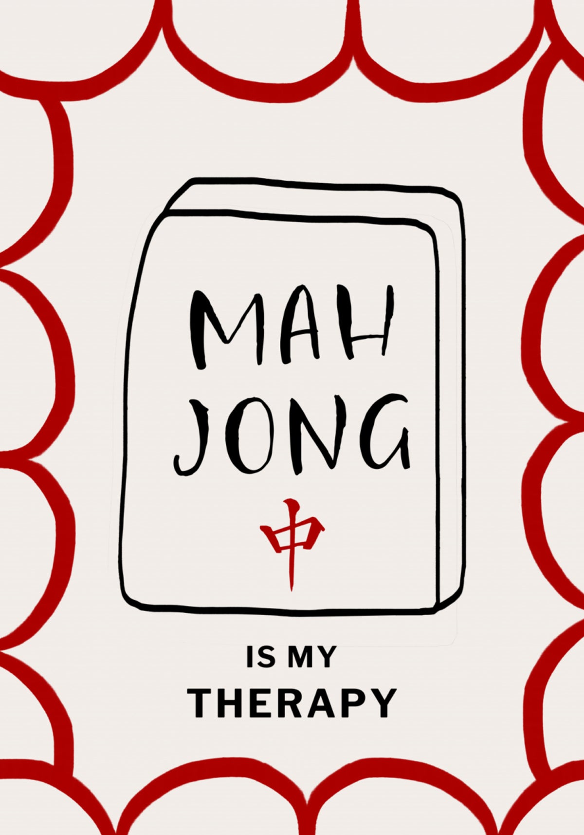 Mahjong Tile Therapy - Posterbox