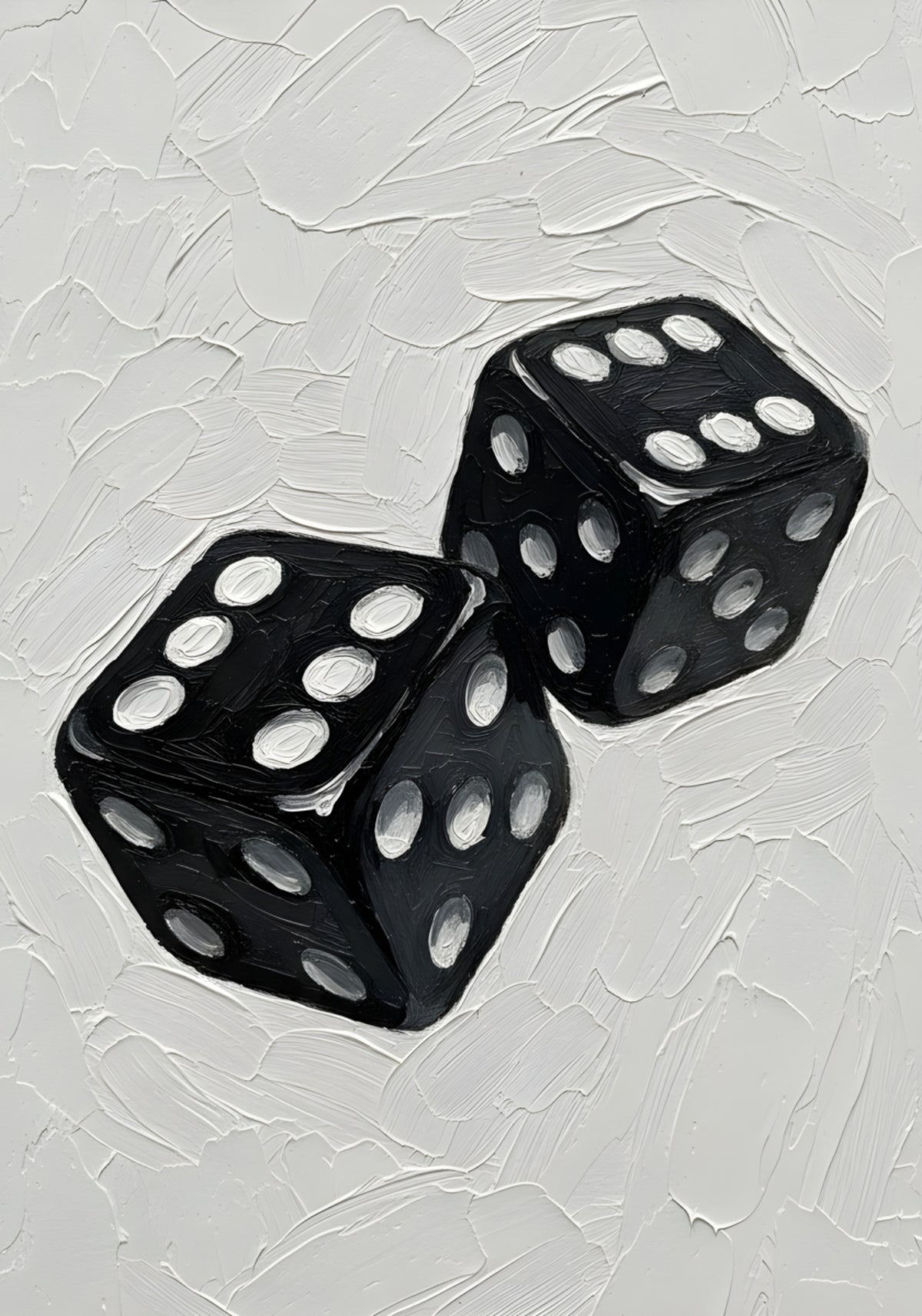 Lucky Black Dice - Posterbox