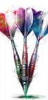 Vibrant Dart Game - Posterbox