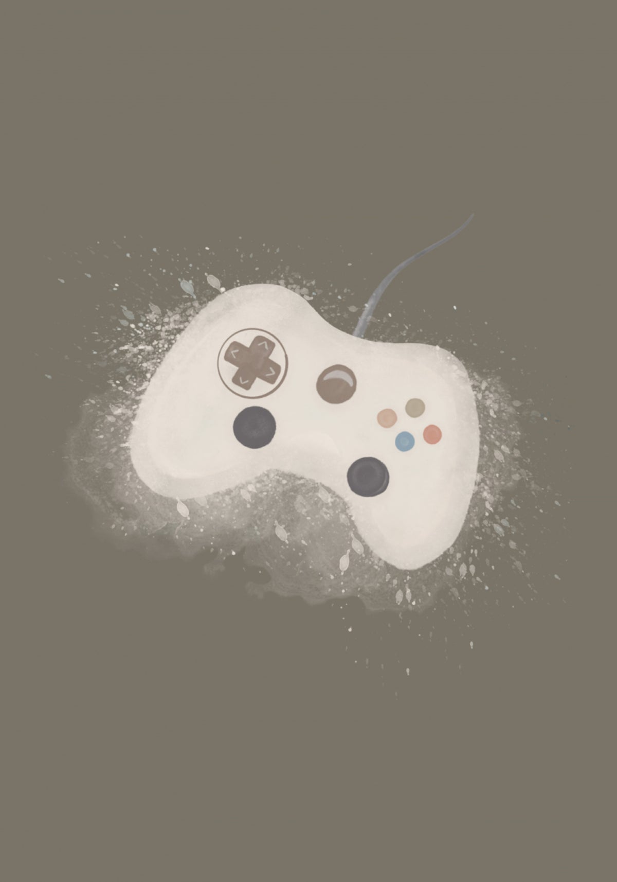 Gaming Controller Art - Posterbox