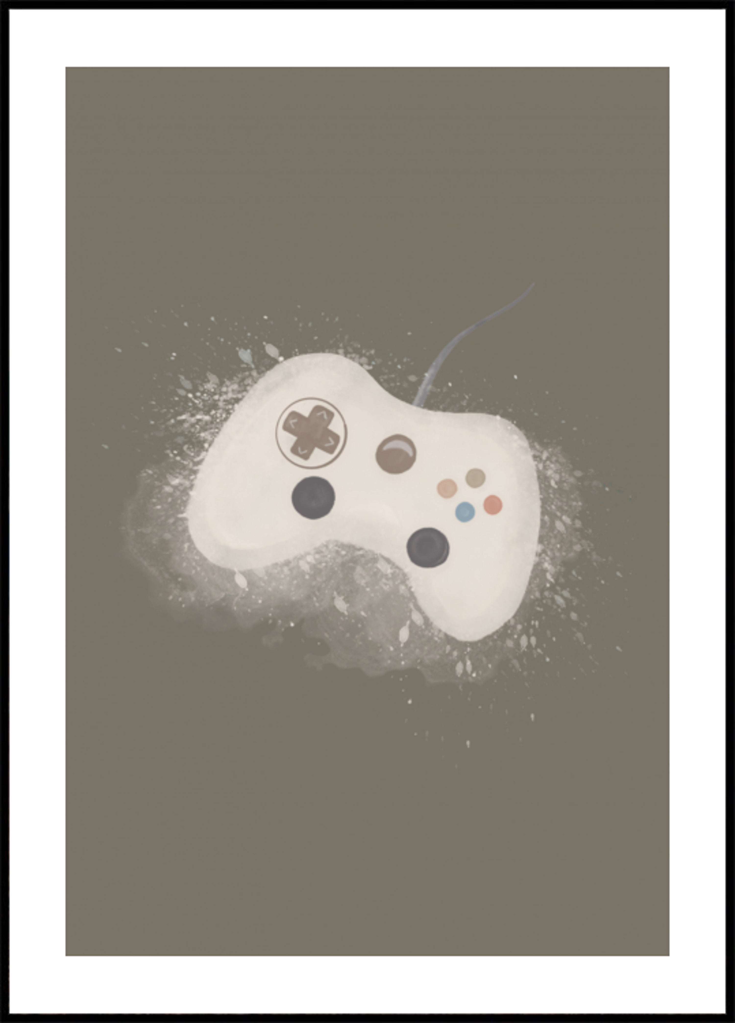 Arte del controlador de juegos