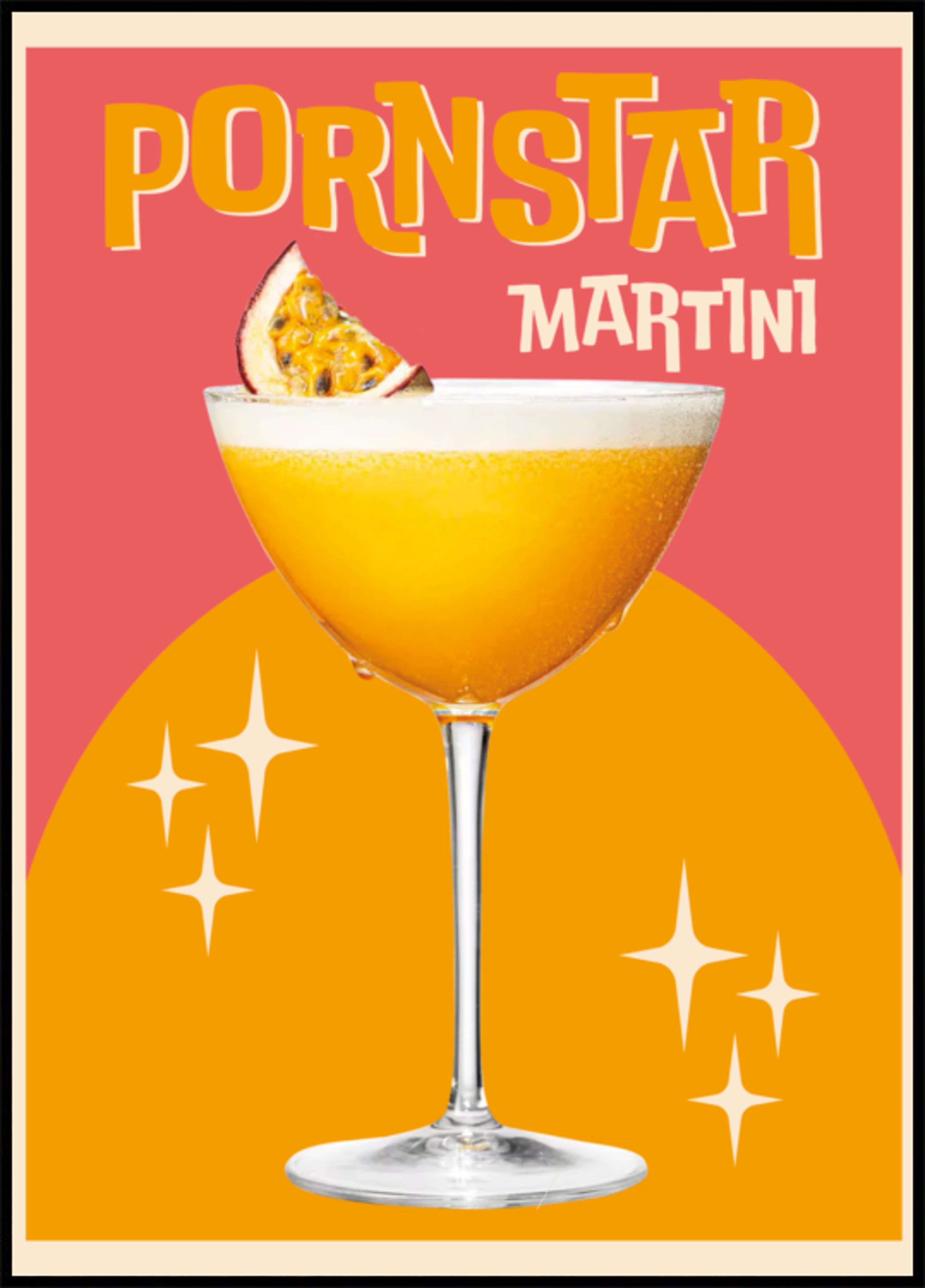 Vibrante estrella del porno martini