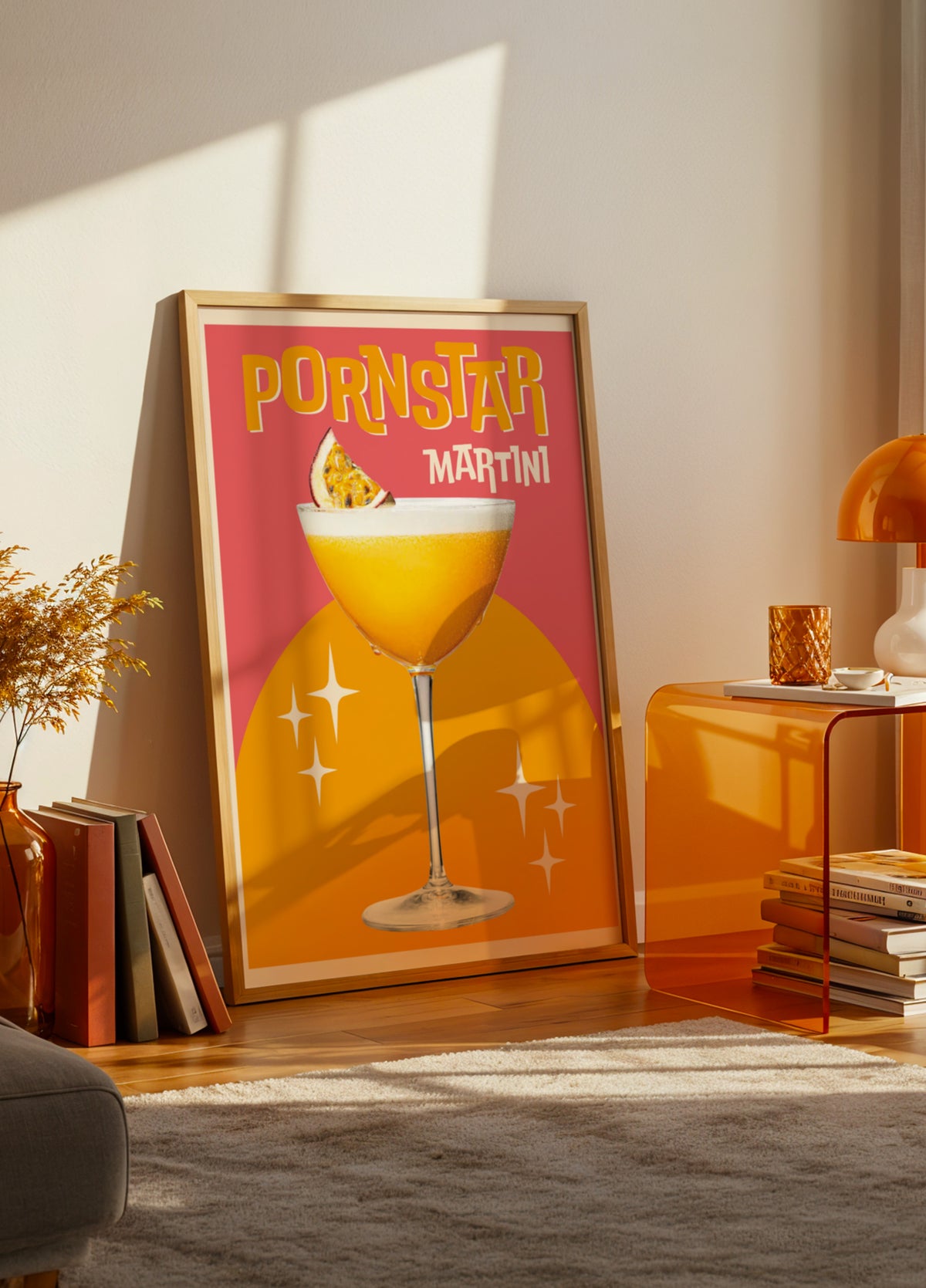 Vibrante estrella del porno martini