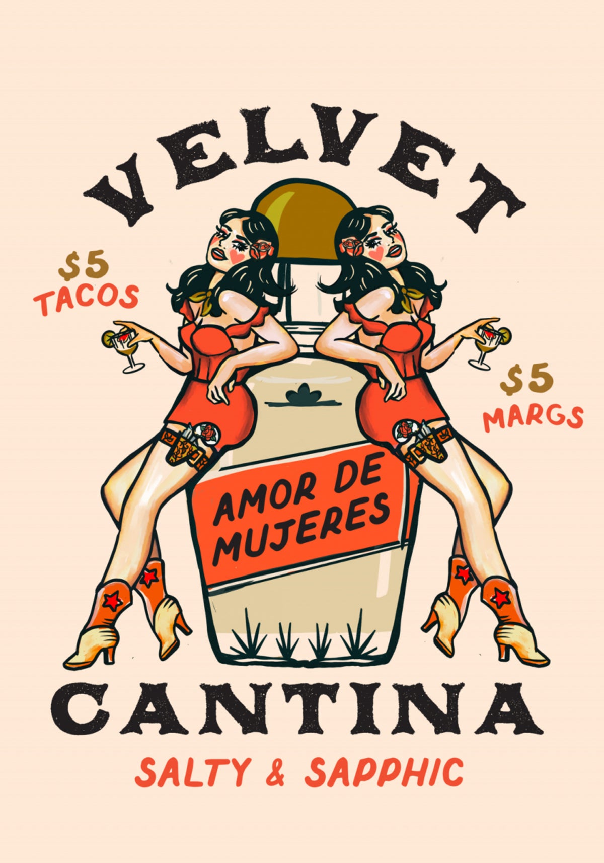 Velvet Cantina Comida Mexicana, Tacos y Margarita Bar