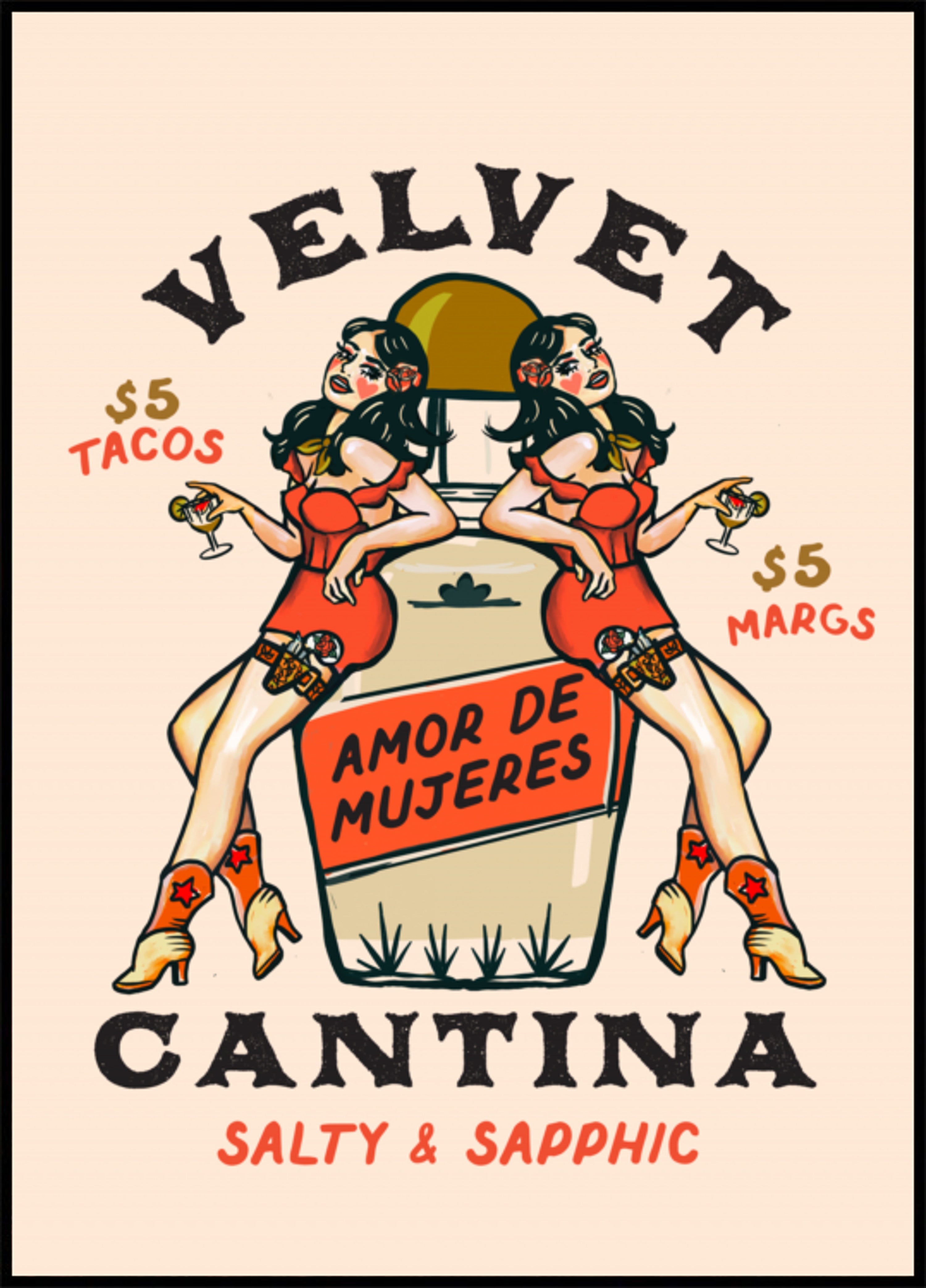 Velvet Cantina Comida Mexicana, Tacos y Margarita Bar