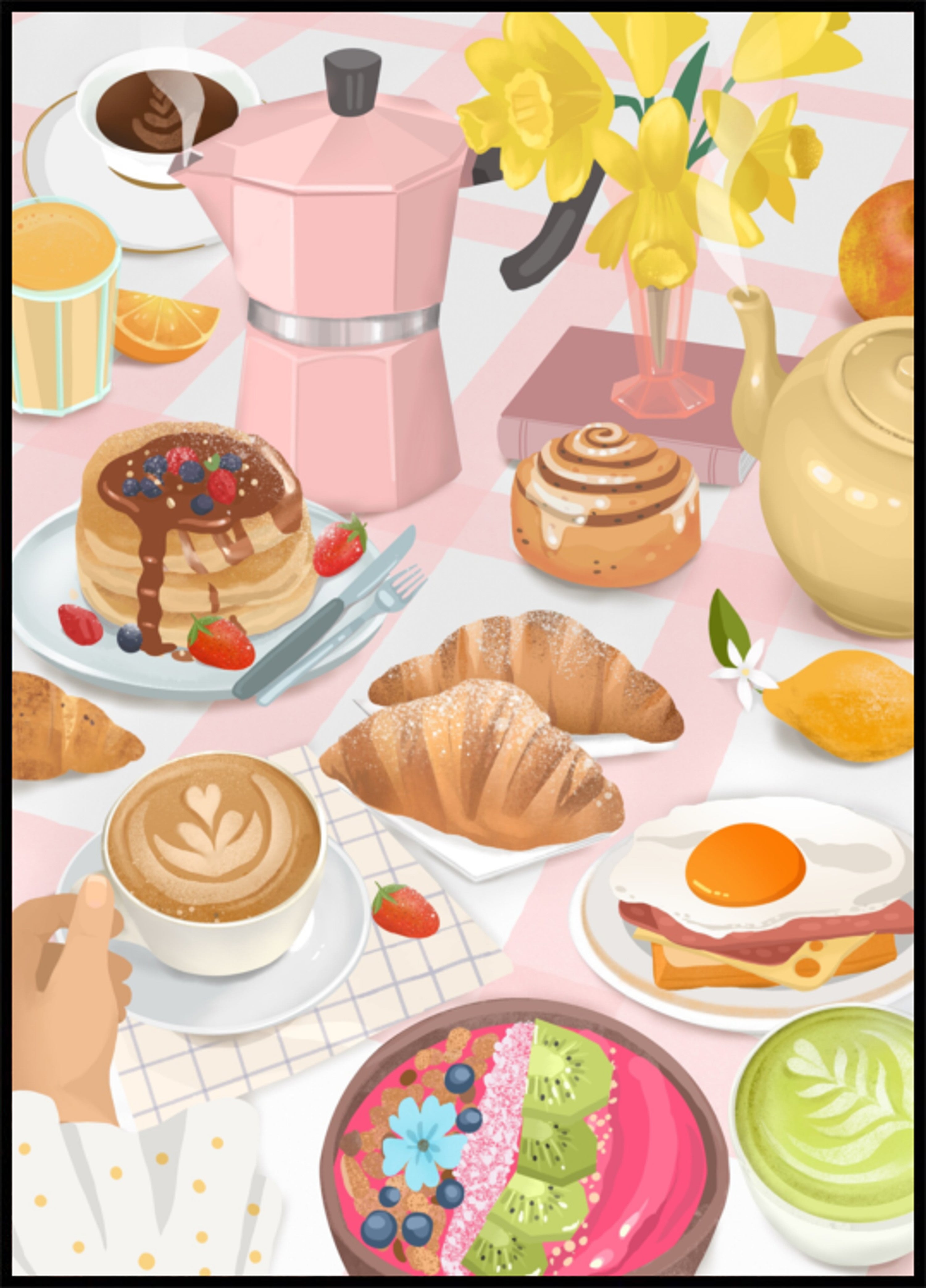 Desayuno y almuerzo