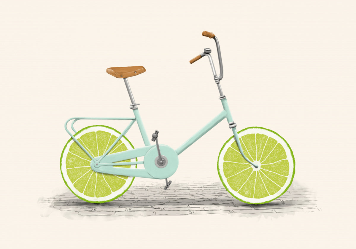 rueda de bicicleta de lima