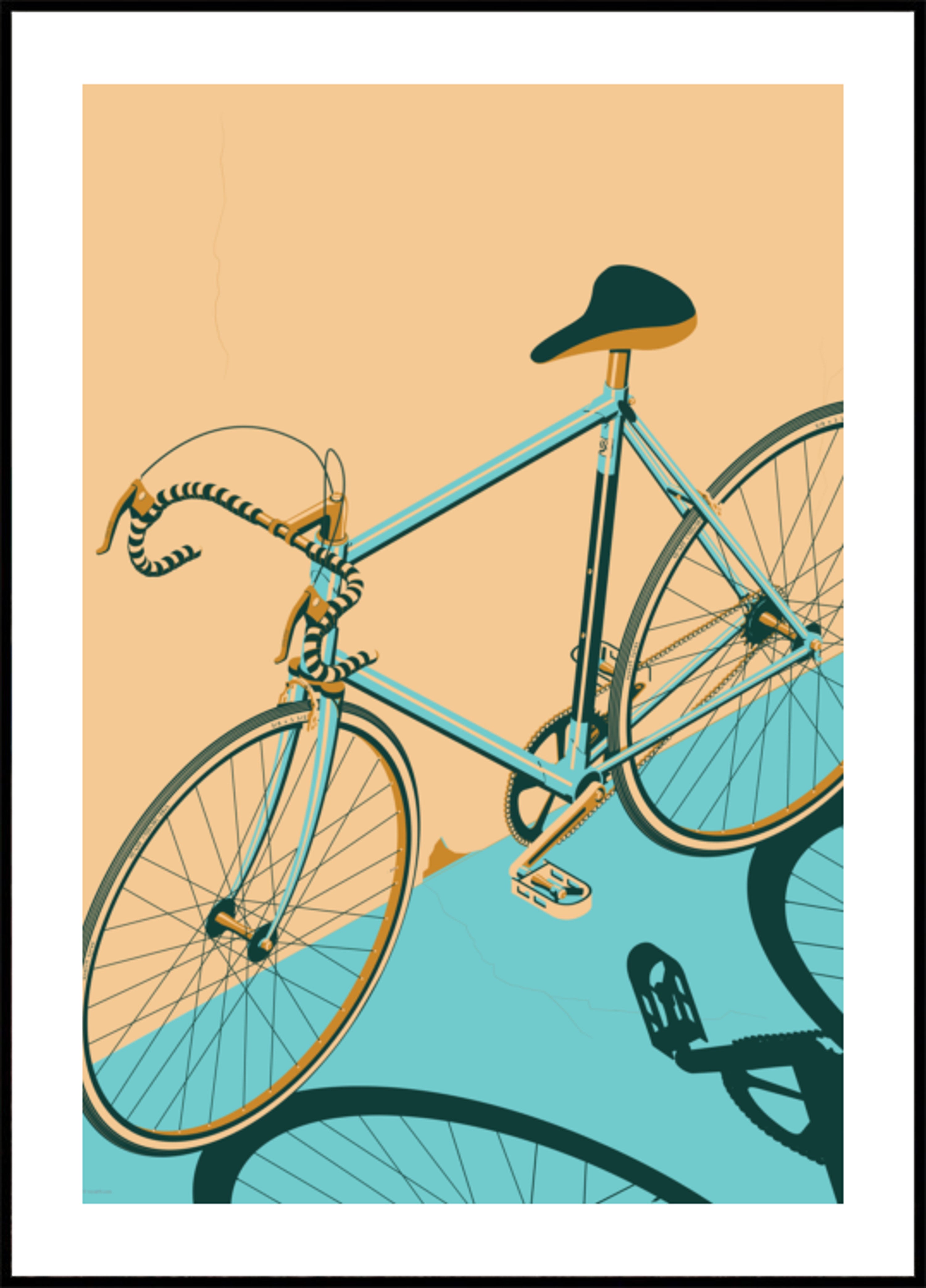 bicicleta de carreras retro