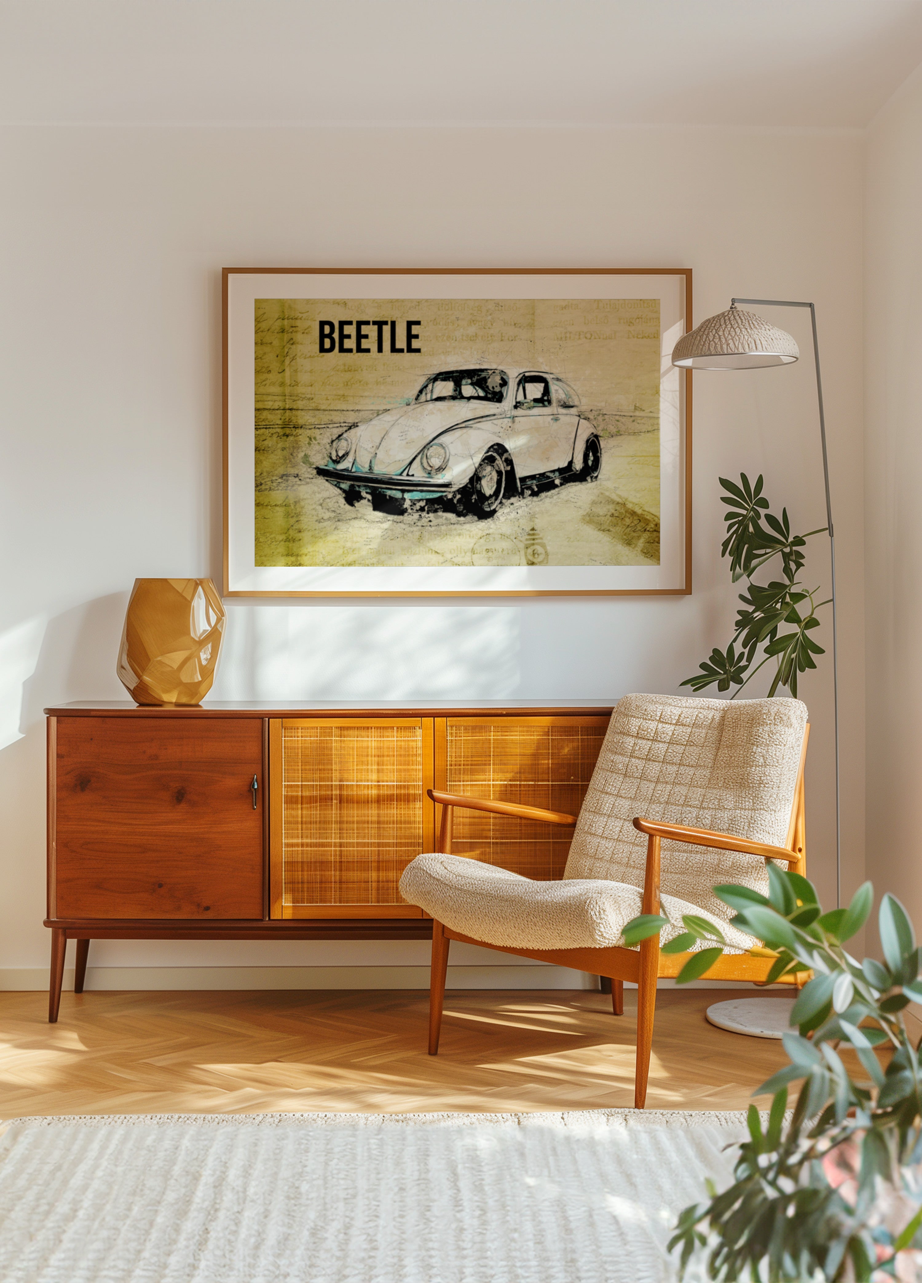 Bosquejo de coche antiguo