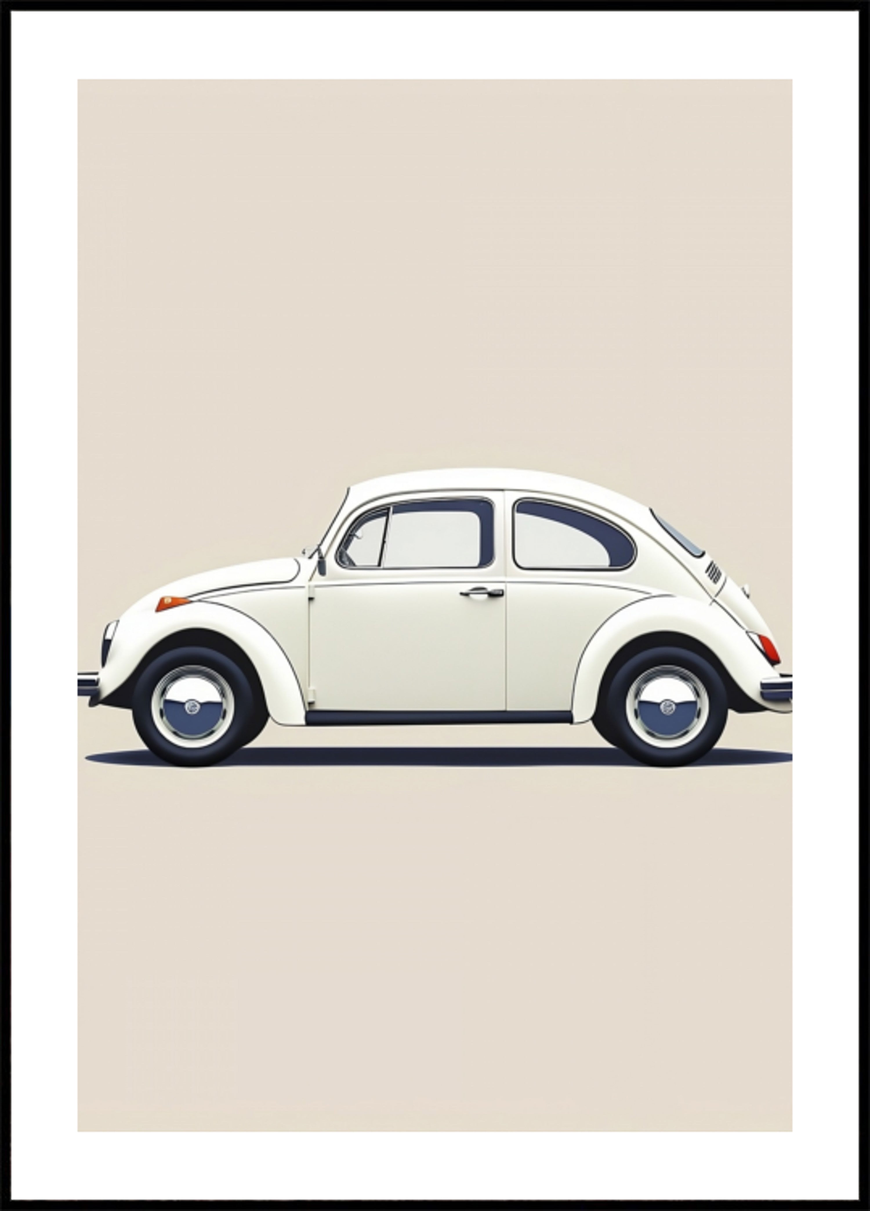 Coche blanco clásico