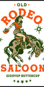 Vieja vaquera del salón de rodeo: Giddyup Buttercup