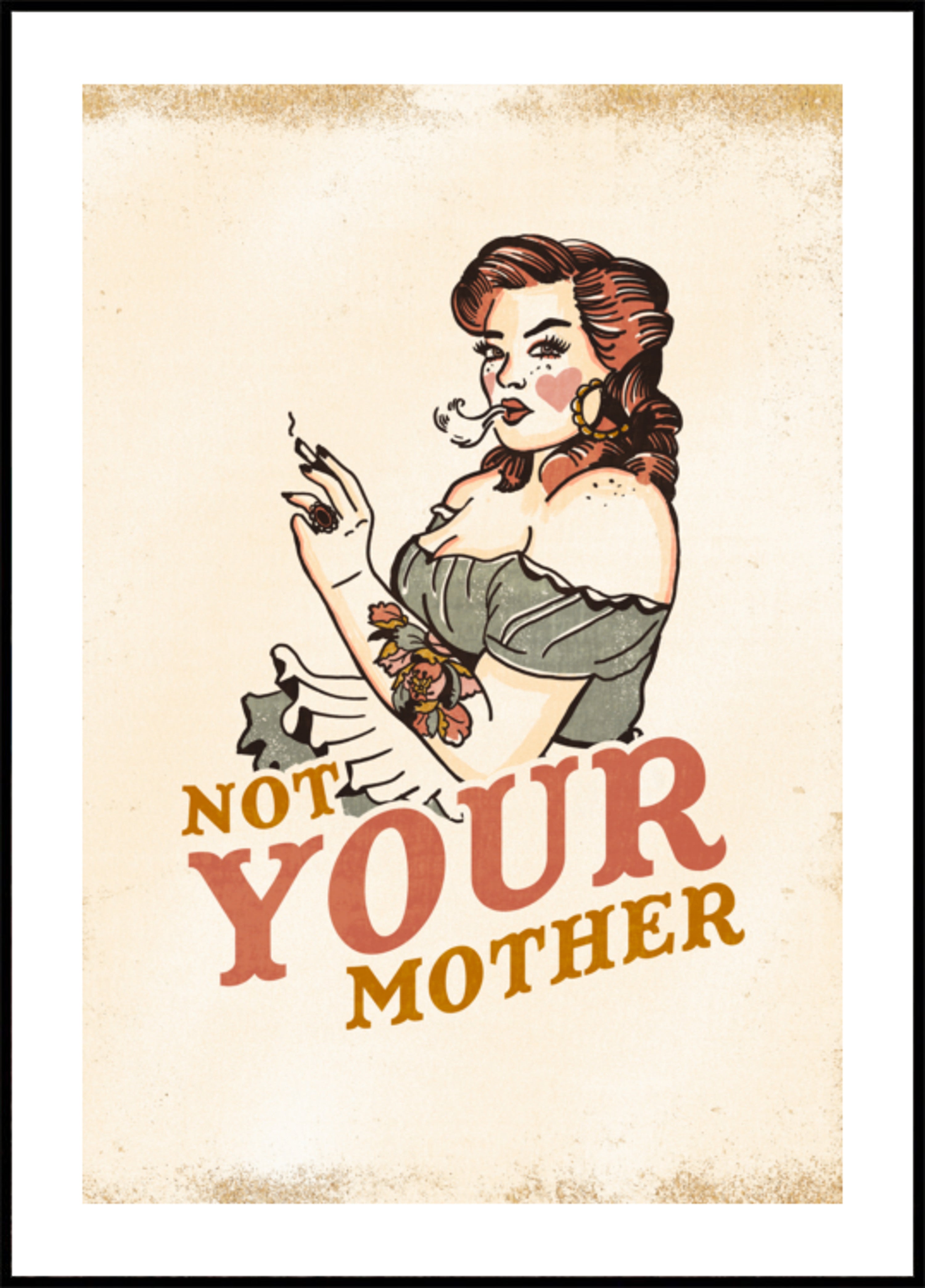 No es tu madre Rockabilly Pinup con actitud atrevida