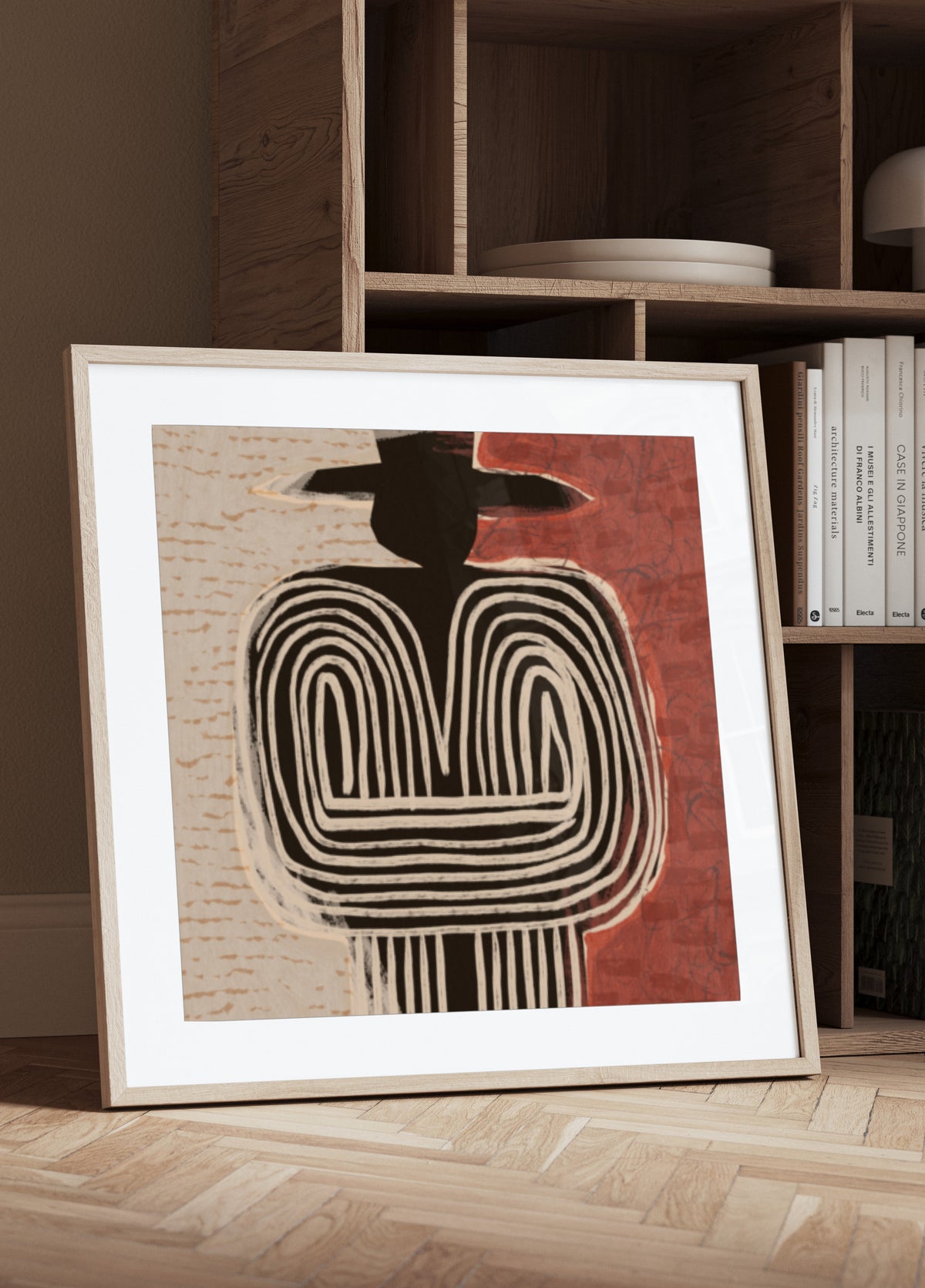 Figura tribal con sombrero