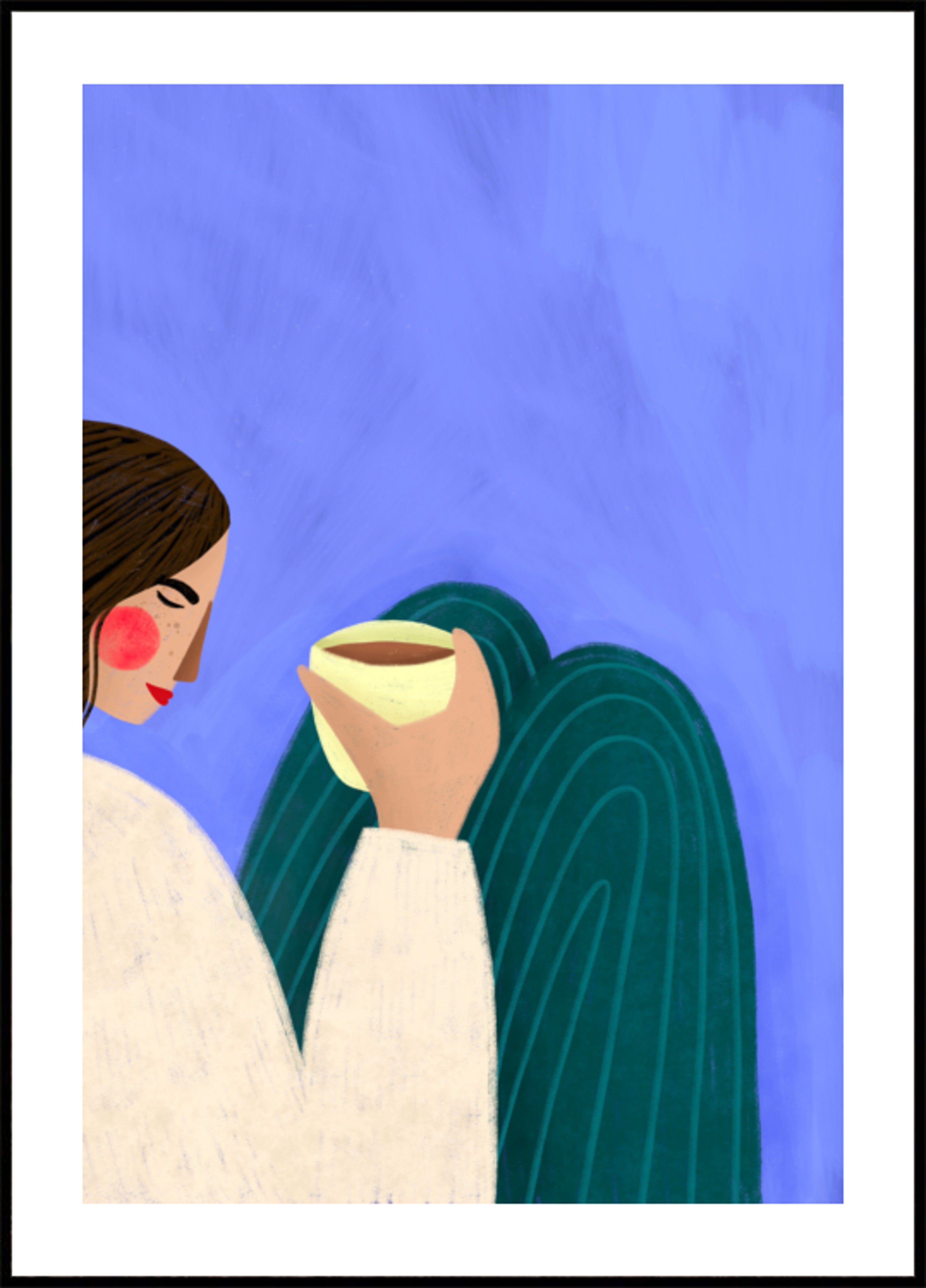 Momento pacífico del café