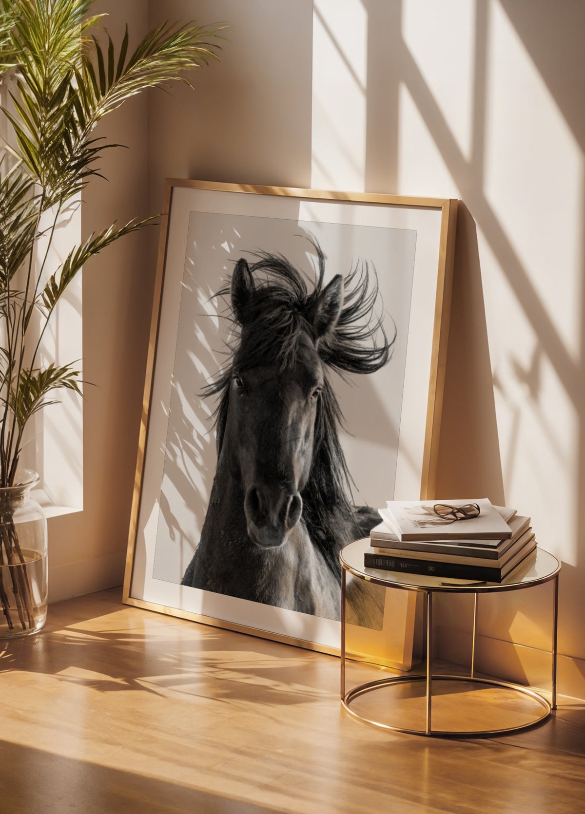 Retrato de caballo salvaje
