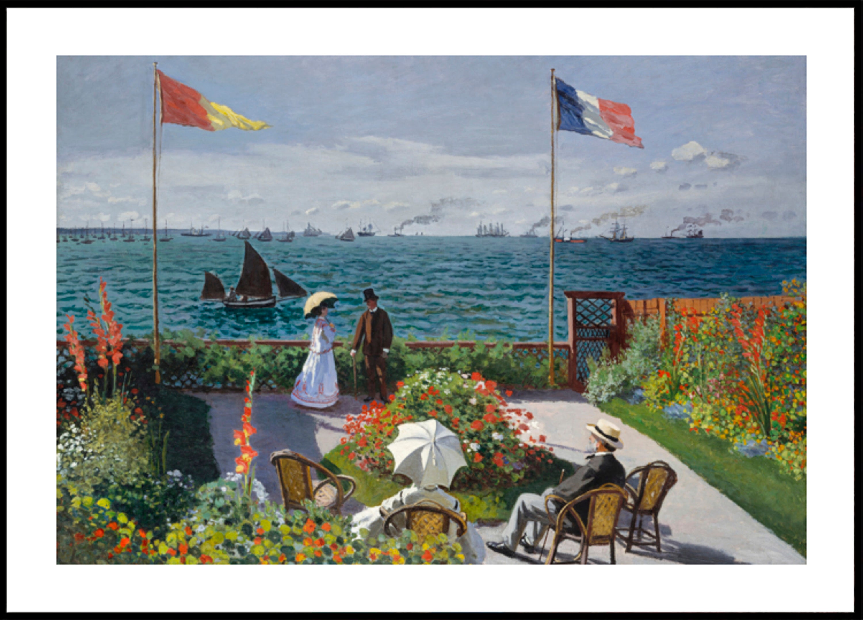 Jardín de Sainte Address de Claude Monet